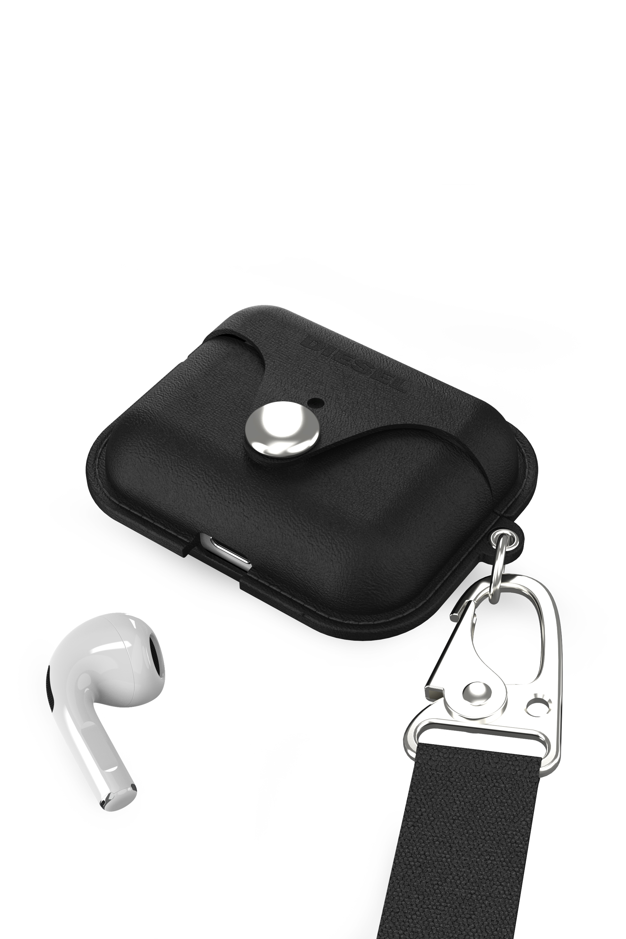 Women's Airpod case leather for AirPods 3 | Black | Diesel {{Country}}