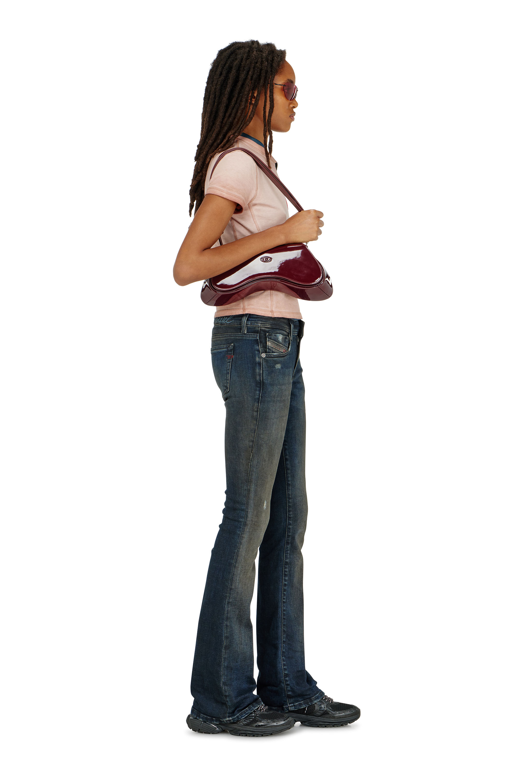Diesel - Woman's Bootcut Jeans 1969 D-Ebbey 09P69, Dark Blue - 3