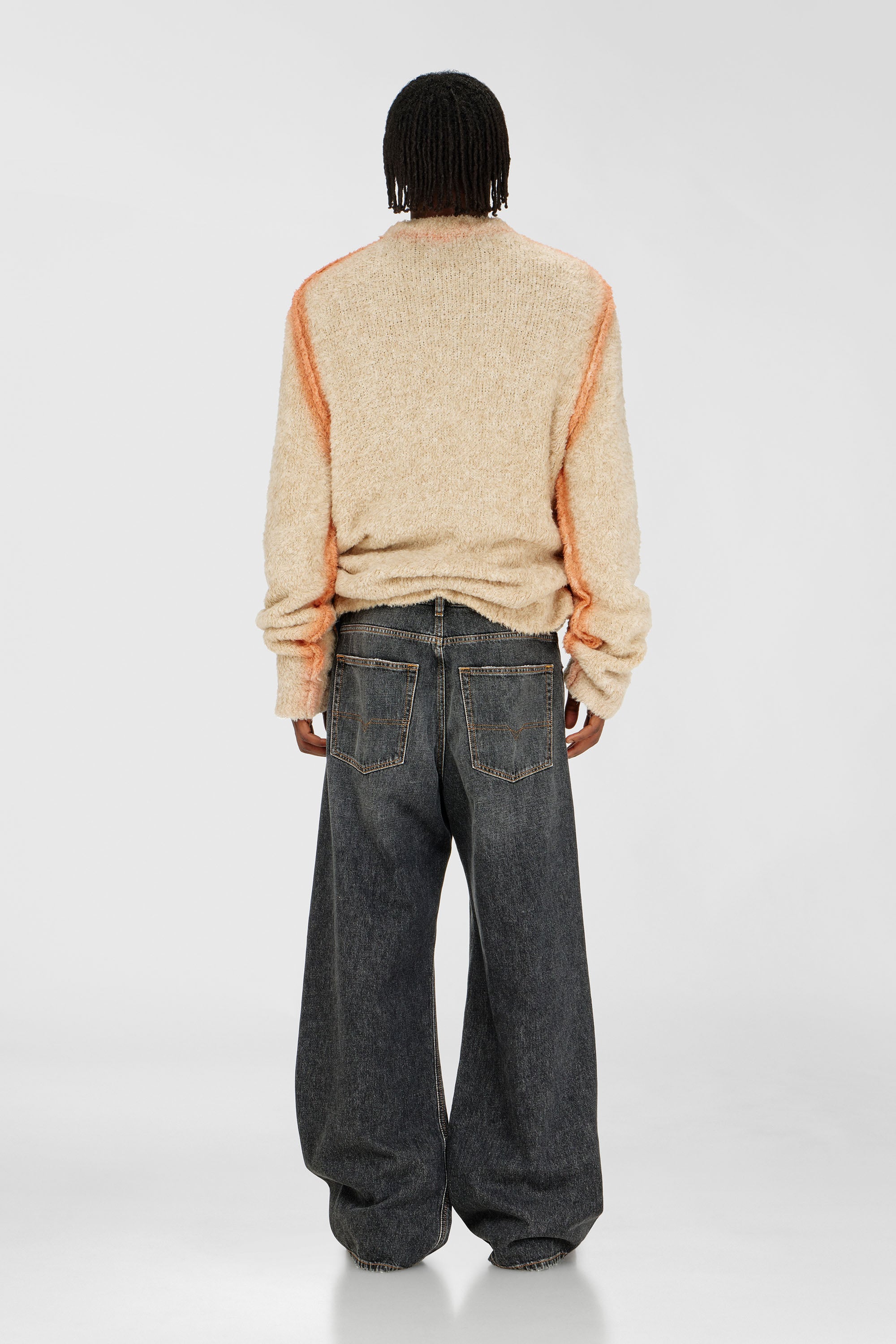 Men's Relaxed Jeans | Low Waist D-RiseBlack/Dark grey | Diesel US