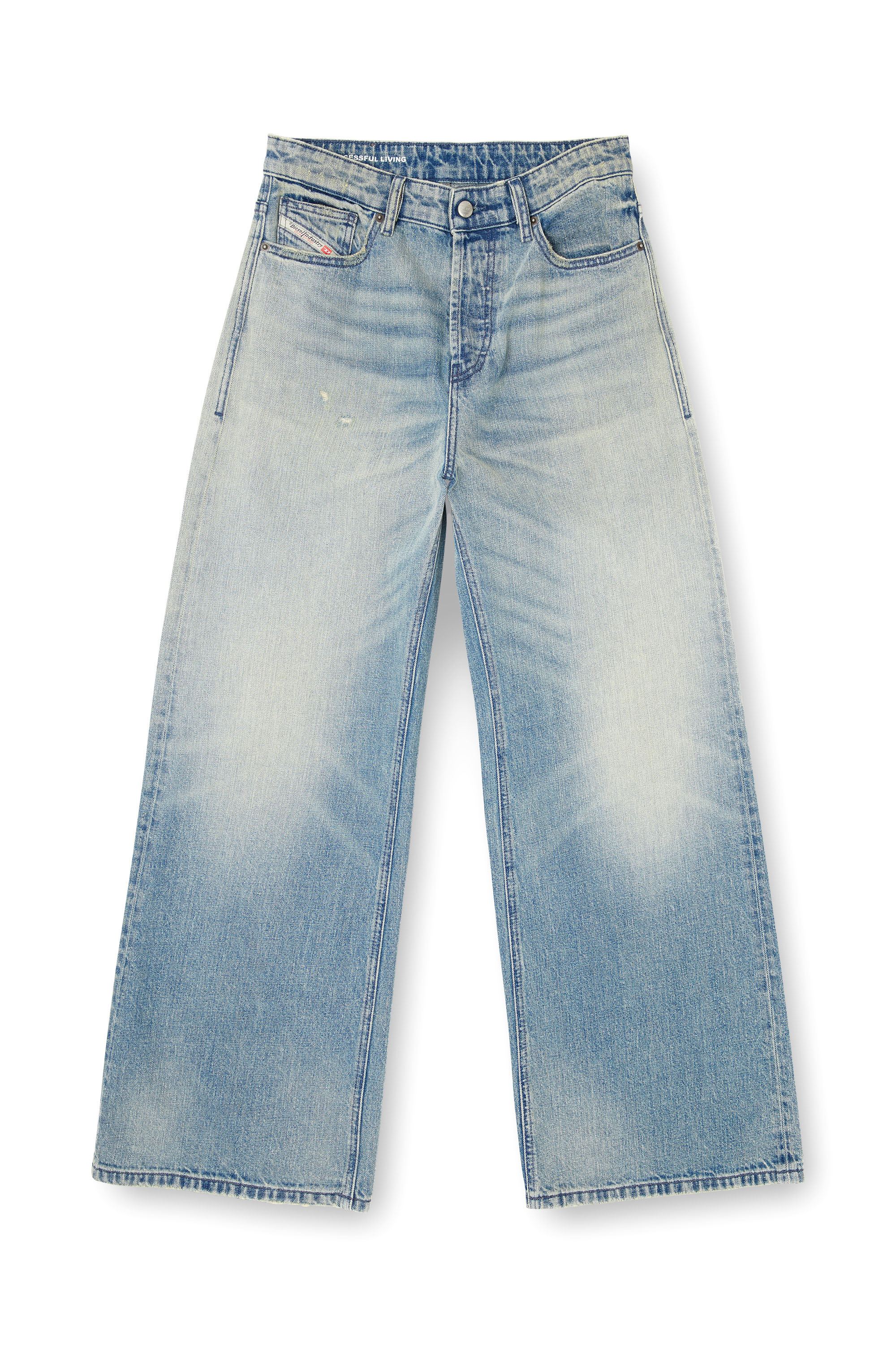 Diesel - Woman's Relaxed Jeans 1996 D-Sire 0DBEC, Light Blue - 3