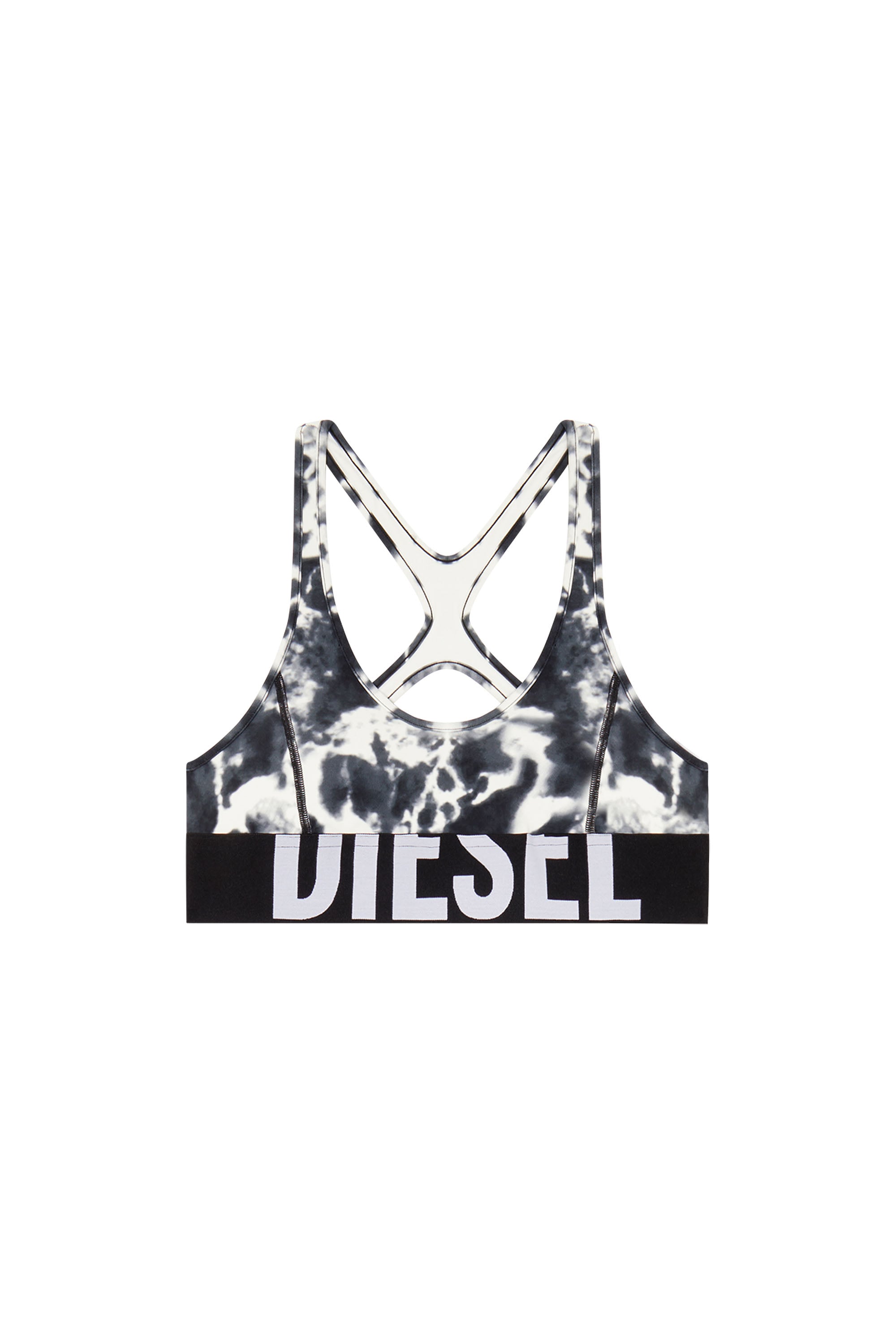 Diesel - ALLISON-D-POP, Soutien-gorge de sport en microfibre imprim&eacute;e Femme in Polychrome - 3