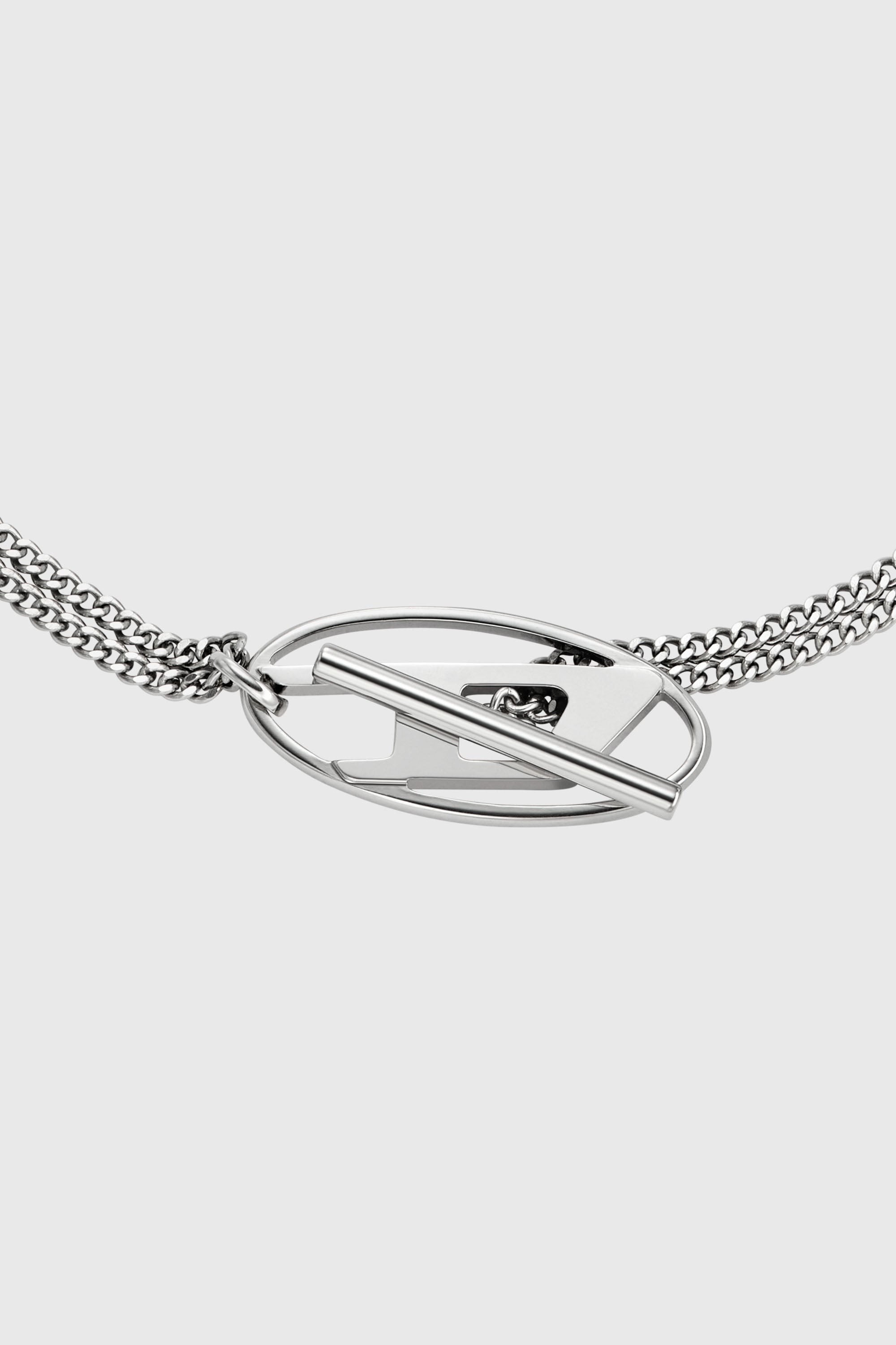 Diesel - DX1534040, Unisex's Stainless Steel Chain Necklace in Silver - 2