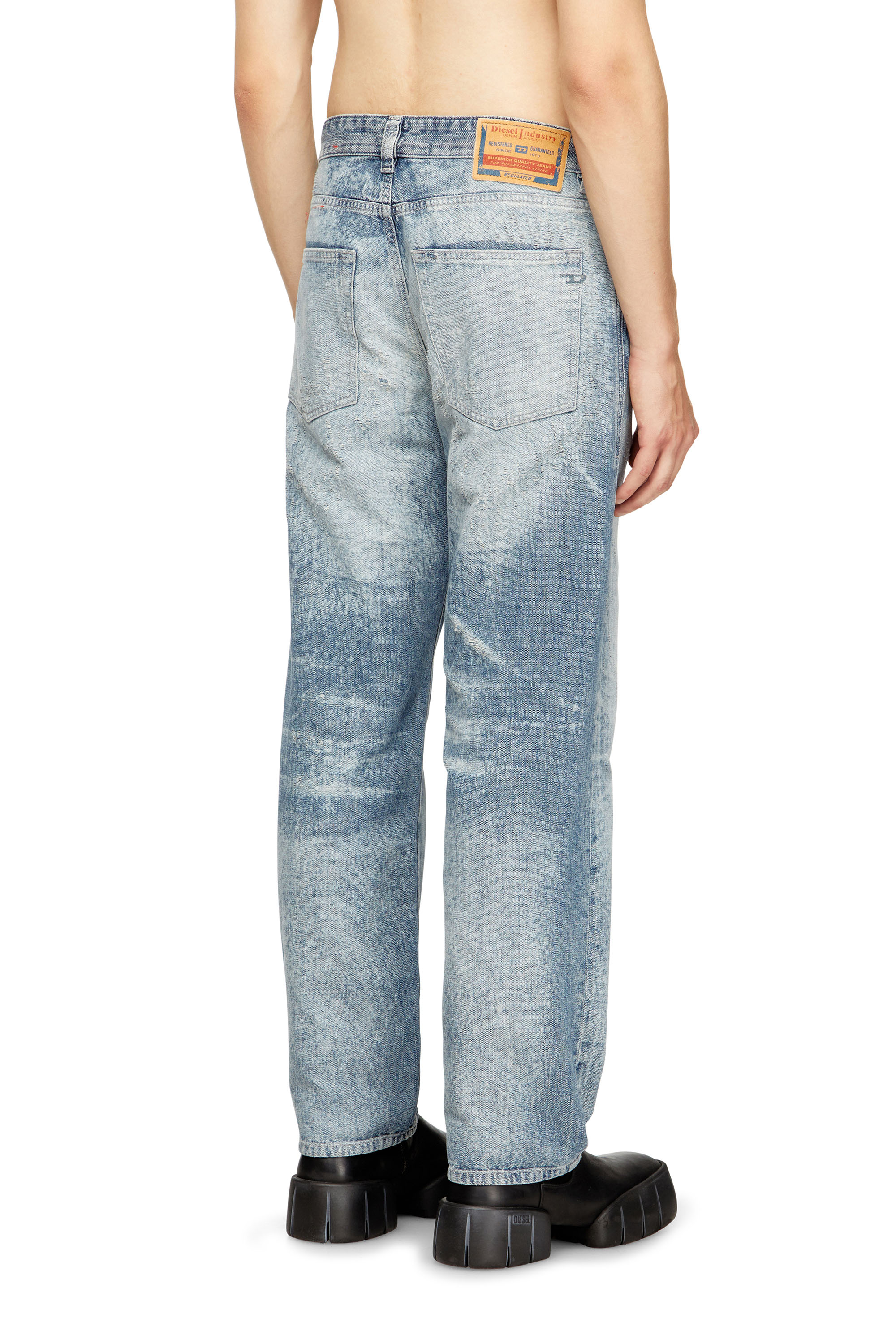 Diesel - Regular Jeans 2024 D-Macs 068TY Homme, Bleu Clair - Image 4