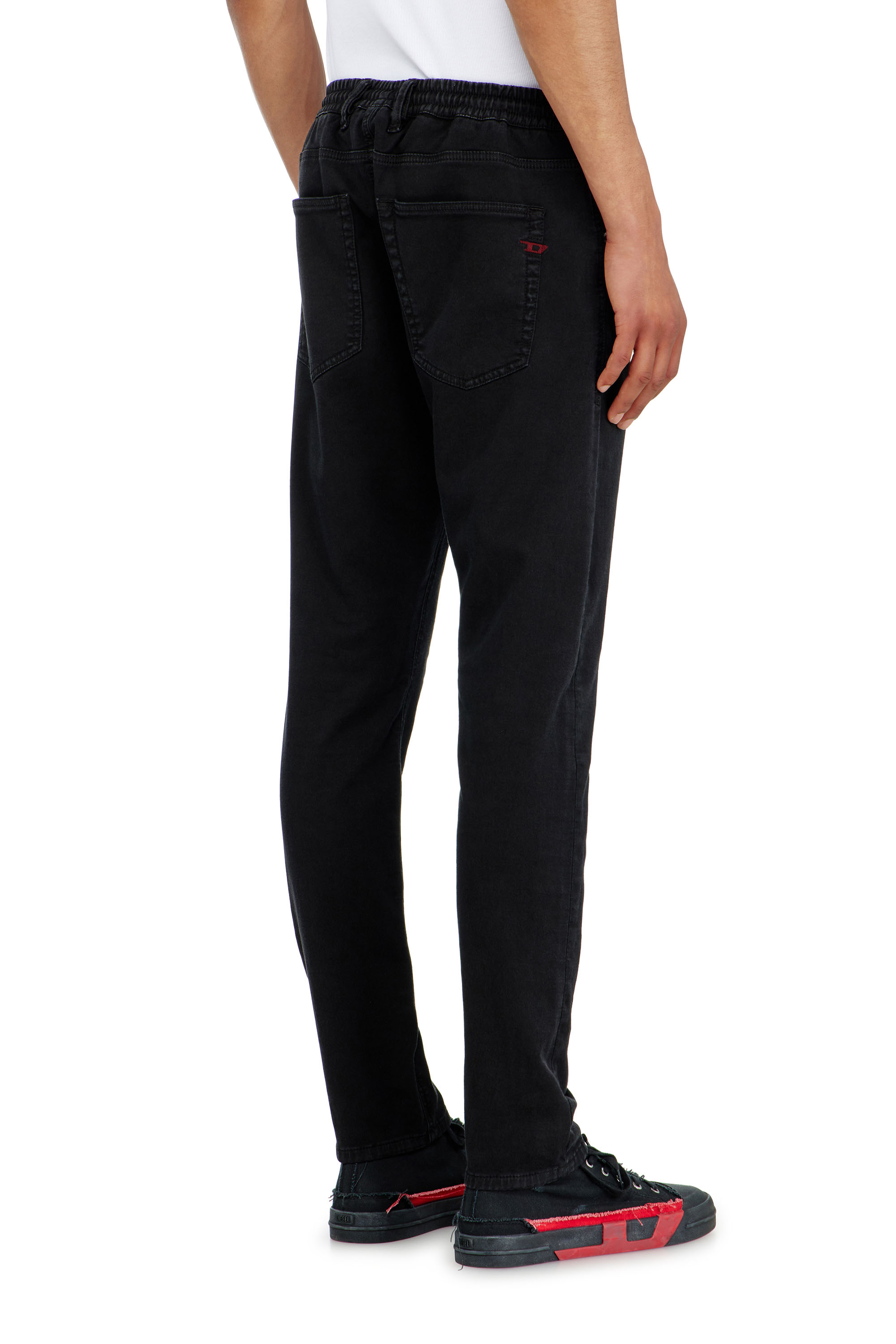 Diesel - Man's Regular 2032 D-Krooley Joggjeans&reg; 068NH, Black/Dark grey - 3