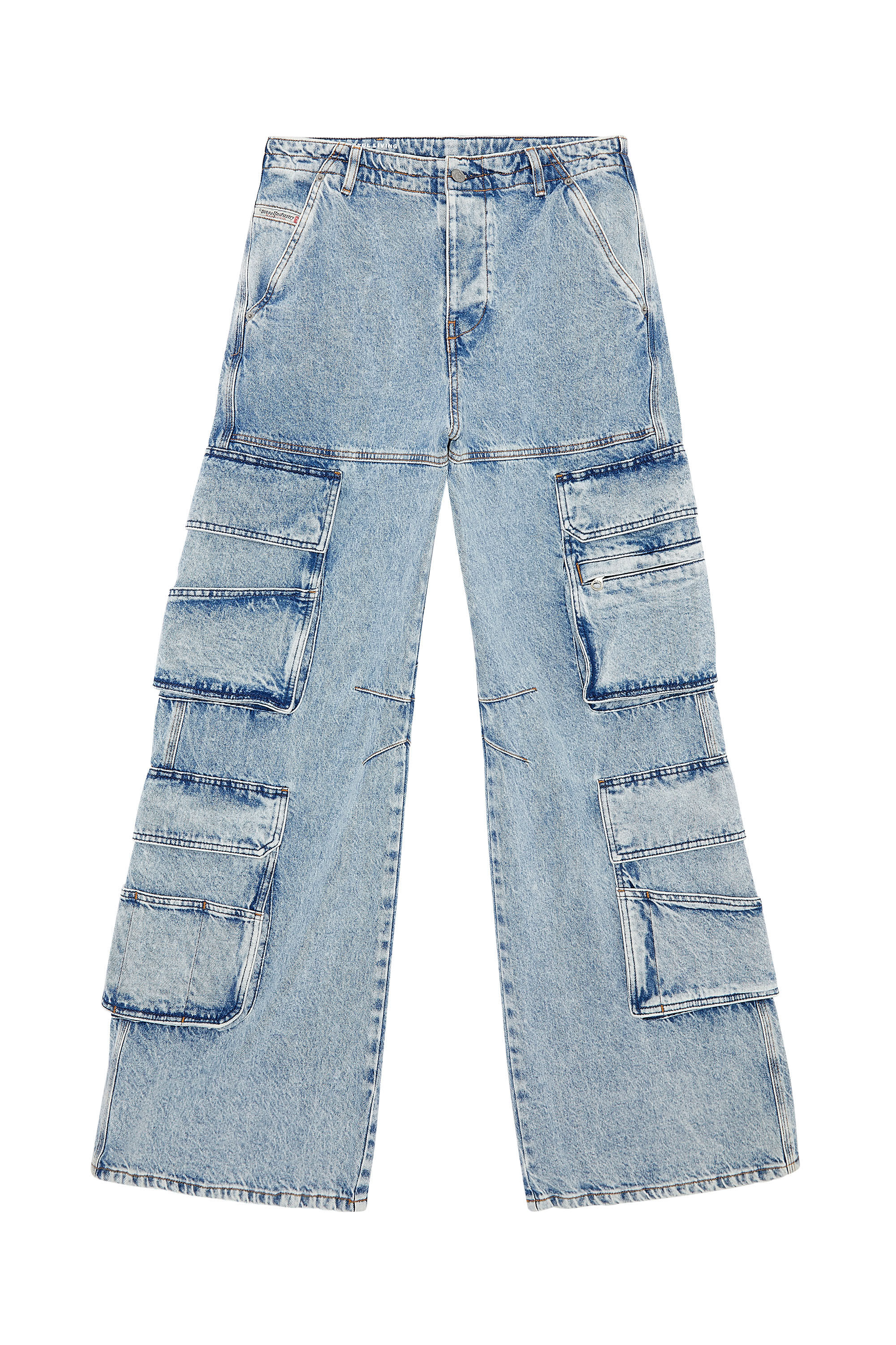 Women's Cargo Relaxed Jeans | Light blue | Diesel 1996 D-Sire Women's Cargo Relaxed Jeans | Light blue | Diesel 1996 D-Sire