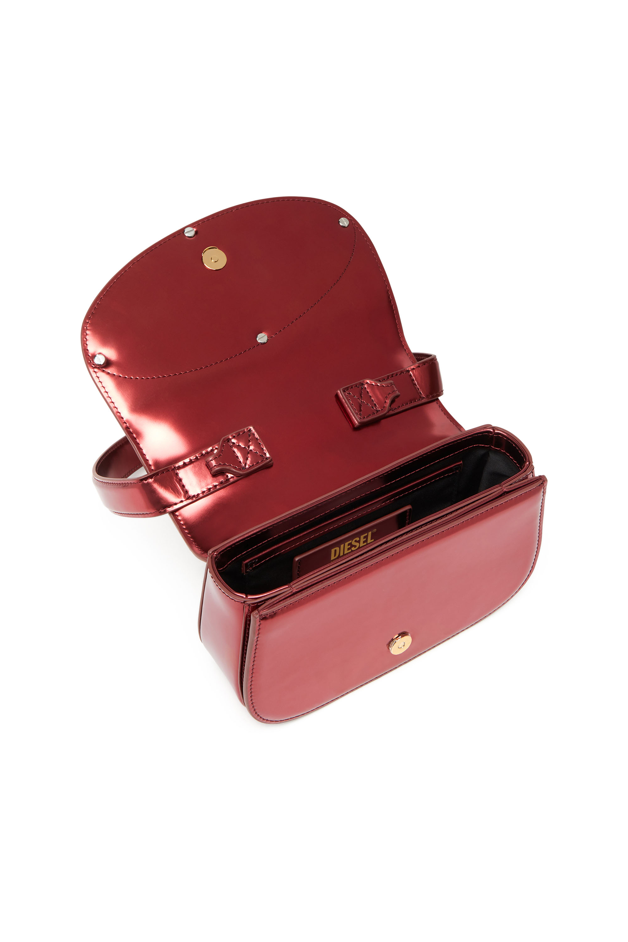 CL-1DR Woman: Dark red hue Leather shoulder bag | Diesel