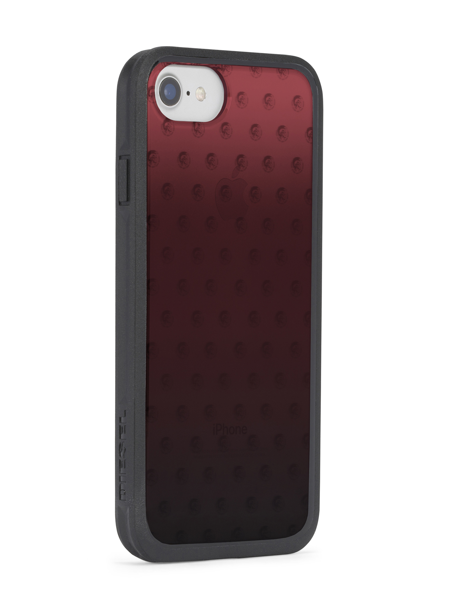 MOHICAN HEAD DOTS RED IPHONE X CASE, 