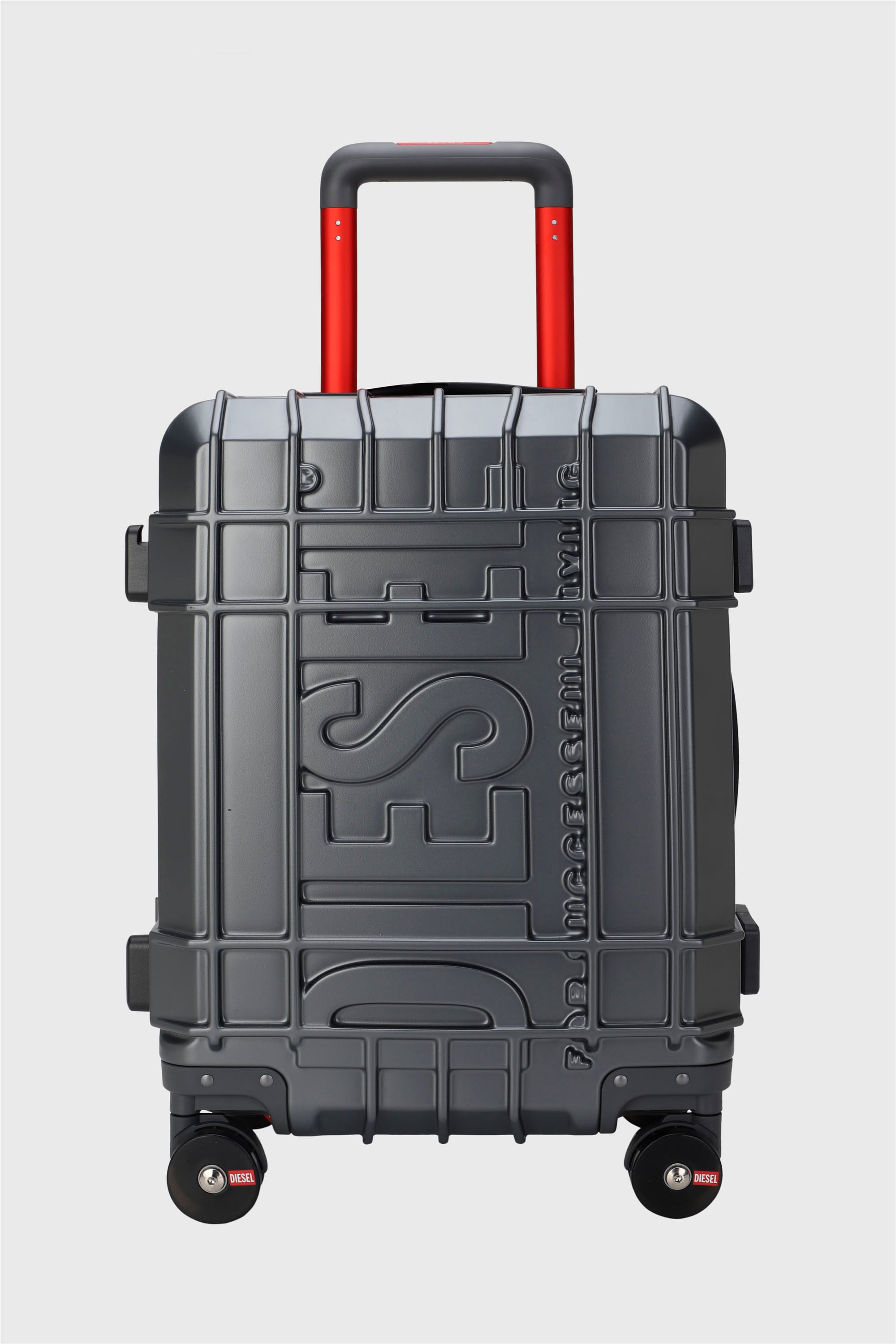 Diesel - DIESEL PC STRONG IMAGE TROLLEY- DSL003, Unisex's Rugged suitcase size S in Dark Grey - 1