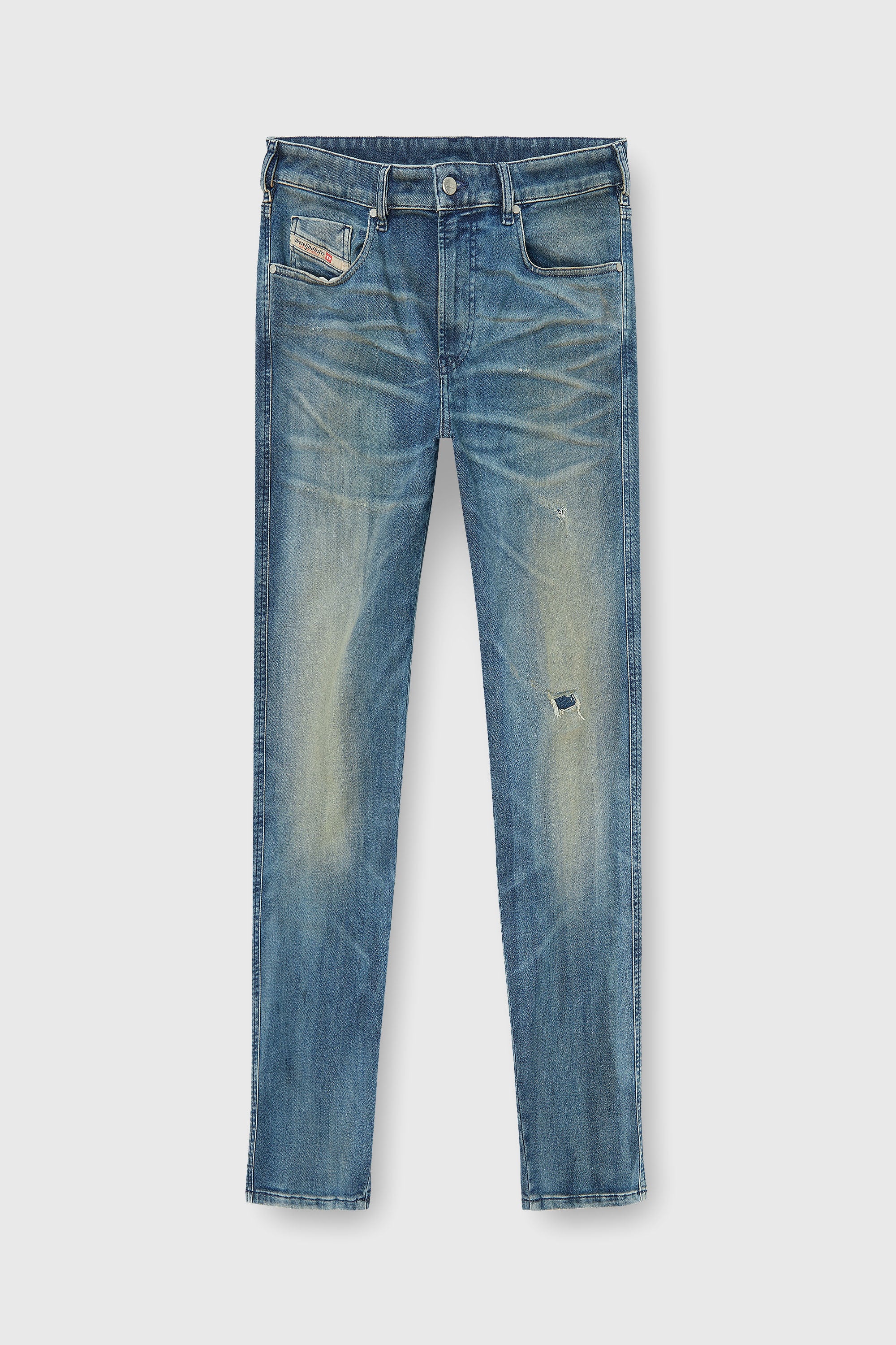Diesel - Slim 2062 D-Strukt Joggjeans&reg; 09P98 Hombre, Azul medio - 2