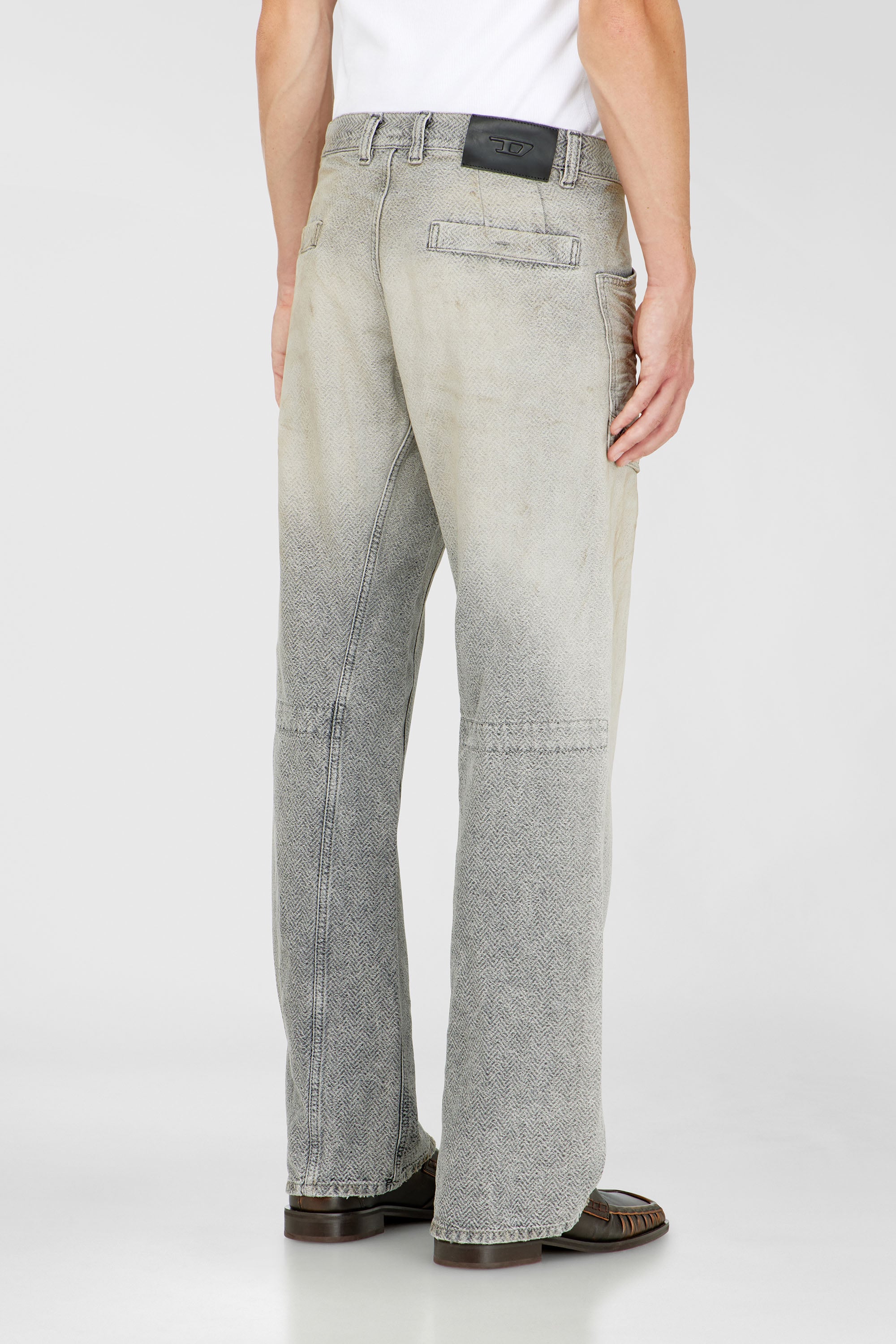 Diesel - Relaxed Jeans D-Zeta 09Q11 Homme, Gris - Image 5