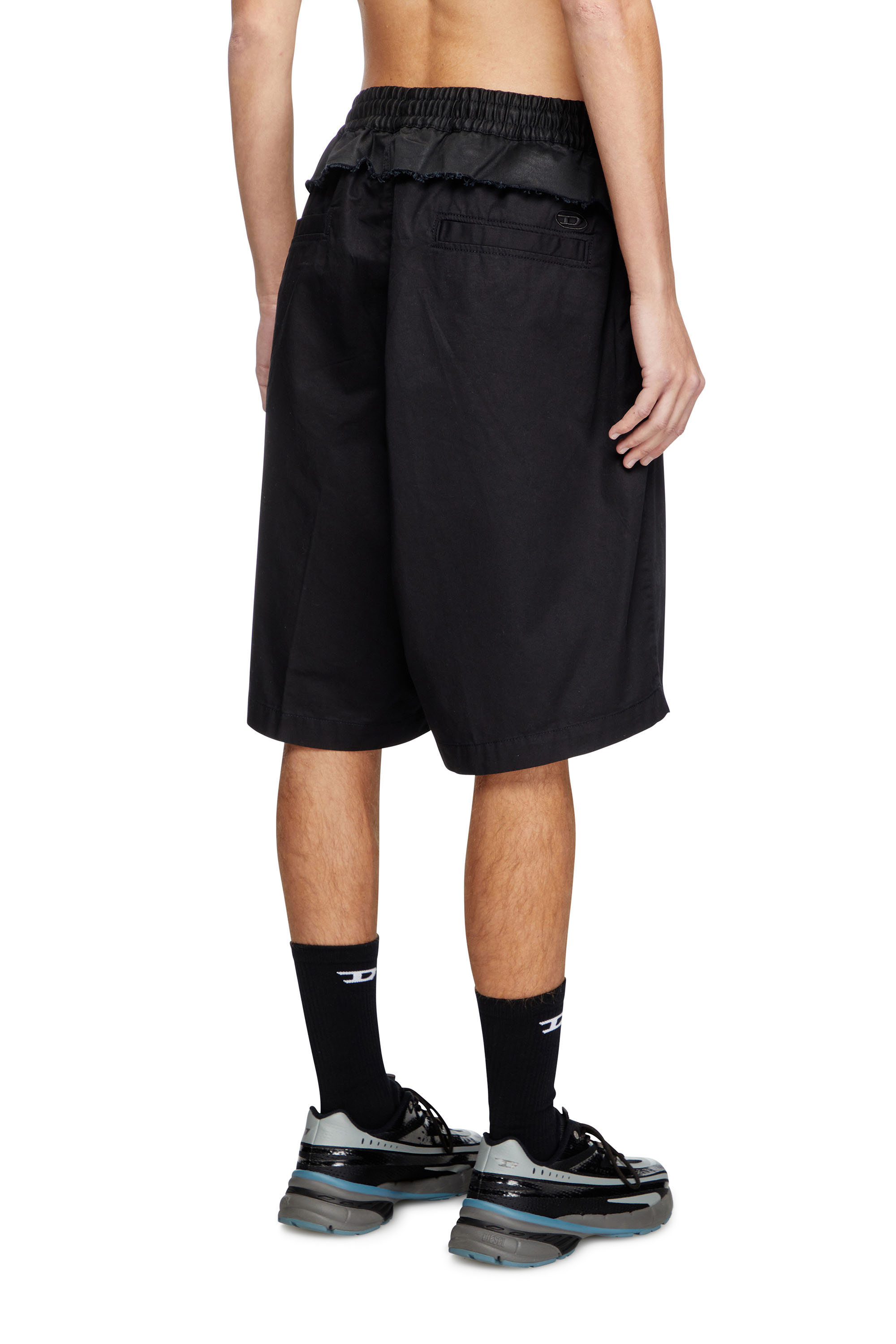 Diesel - P-GUSTAF-SHORT, Short cargo Homme in Noir - 3