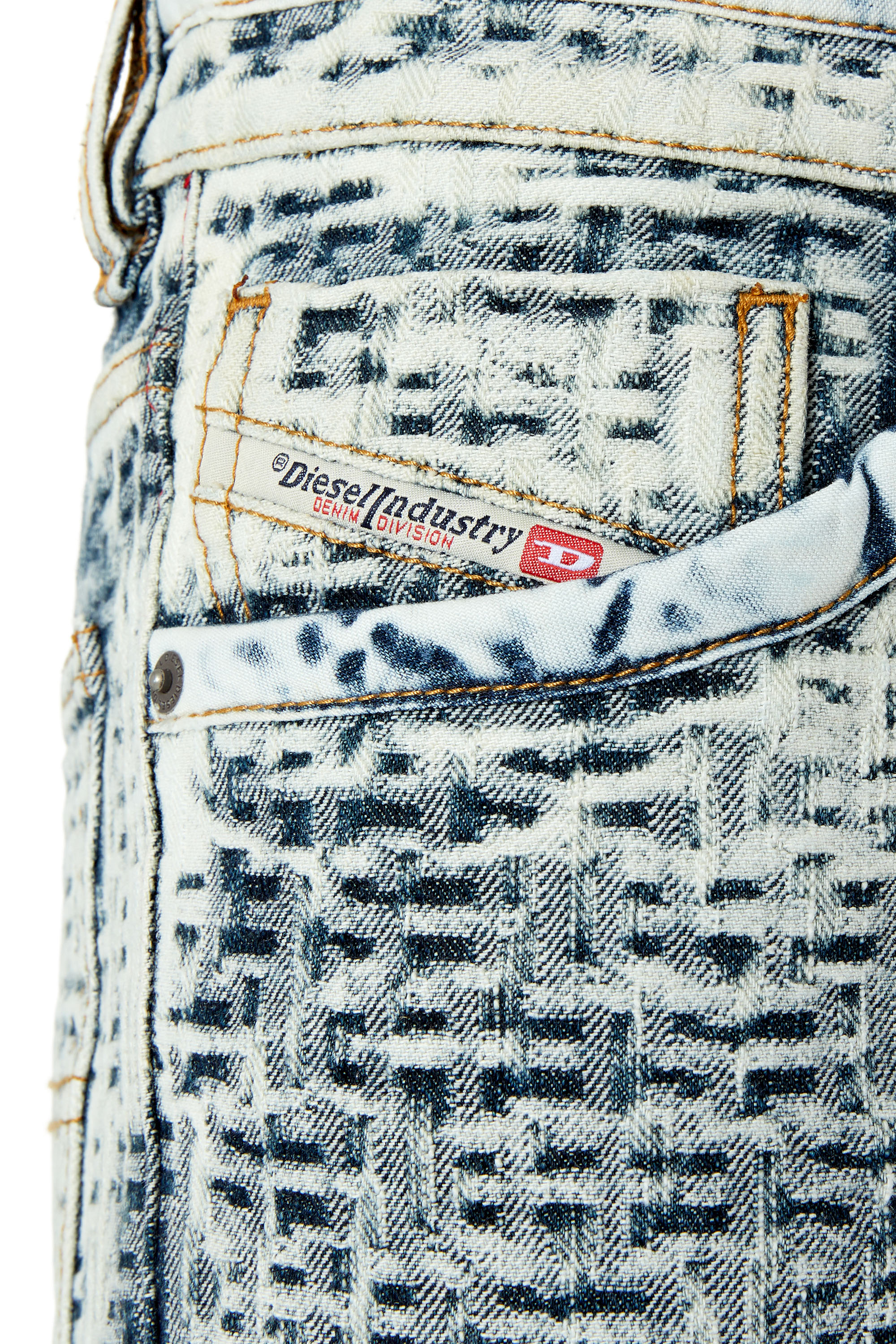 Diesel - Straight Jeans 1995 D-Sark 0EMAA, Male's Straight Jeans - 1995 D-Sark in Light Blue - 5