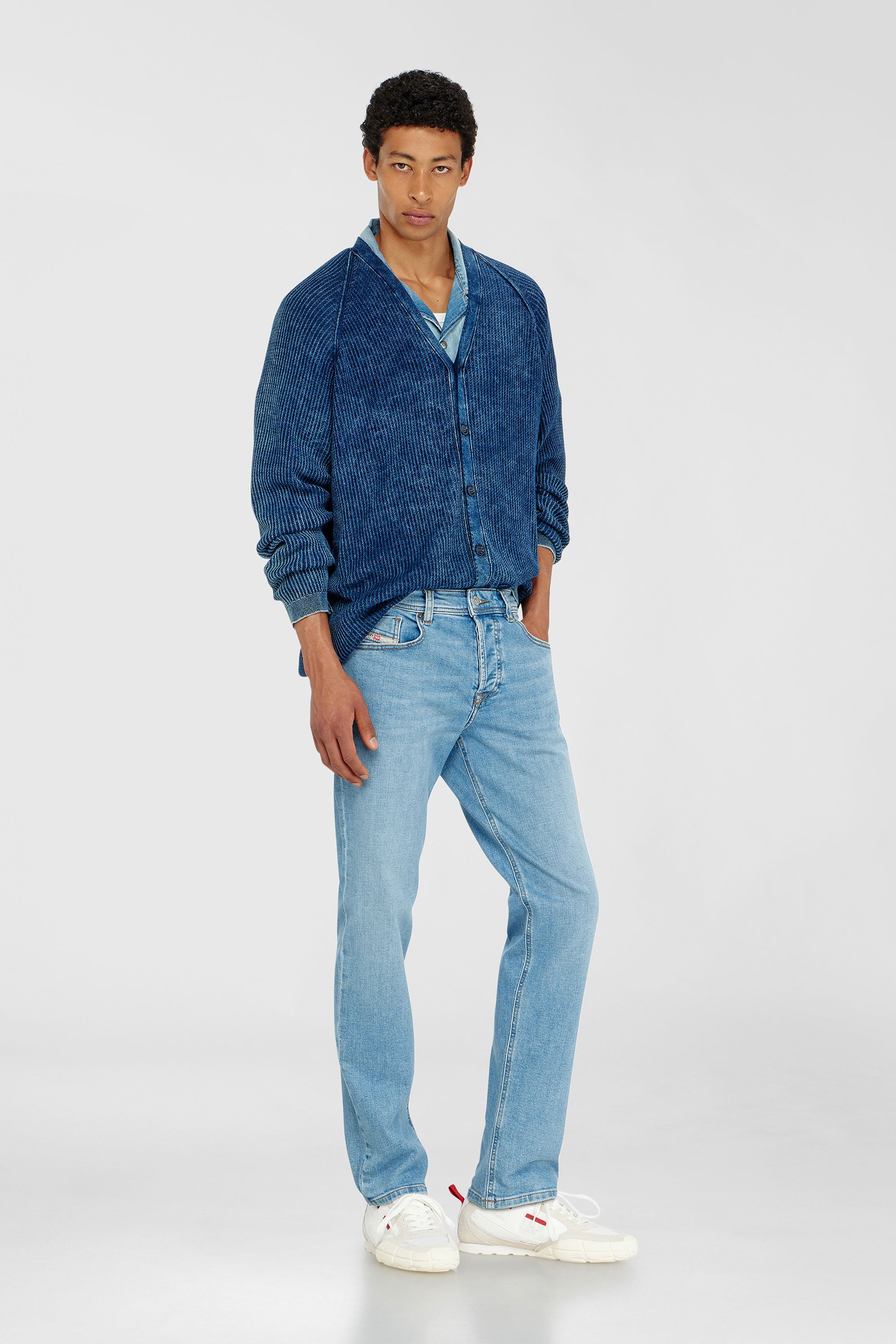 Diesel - Man's Regular Jeans 2023 D-Finitive 0HDBJ, Light Blue - 1