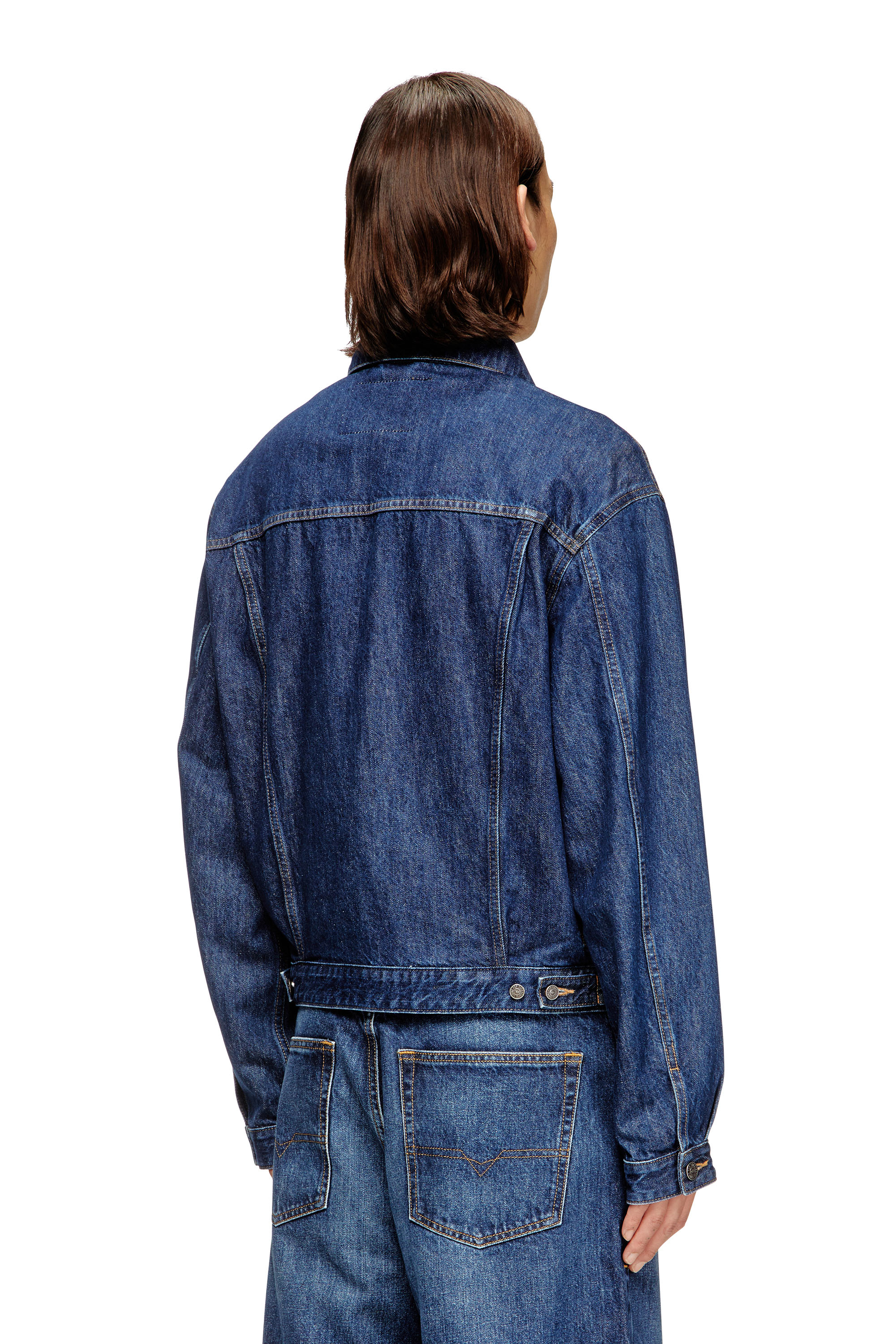 Diesel - D-RANGER, Veste trucker en denim ADN Mixte in Bleu - 4