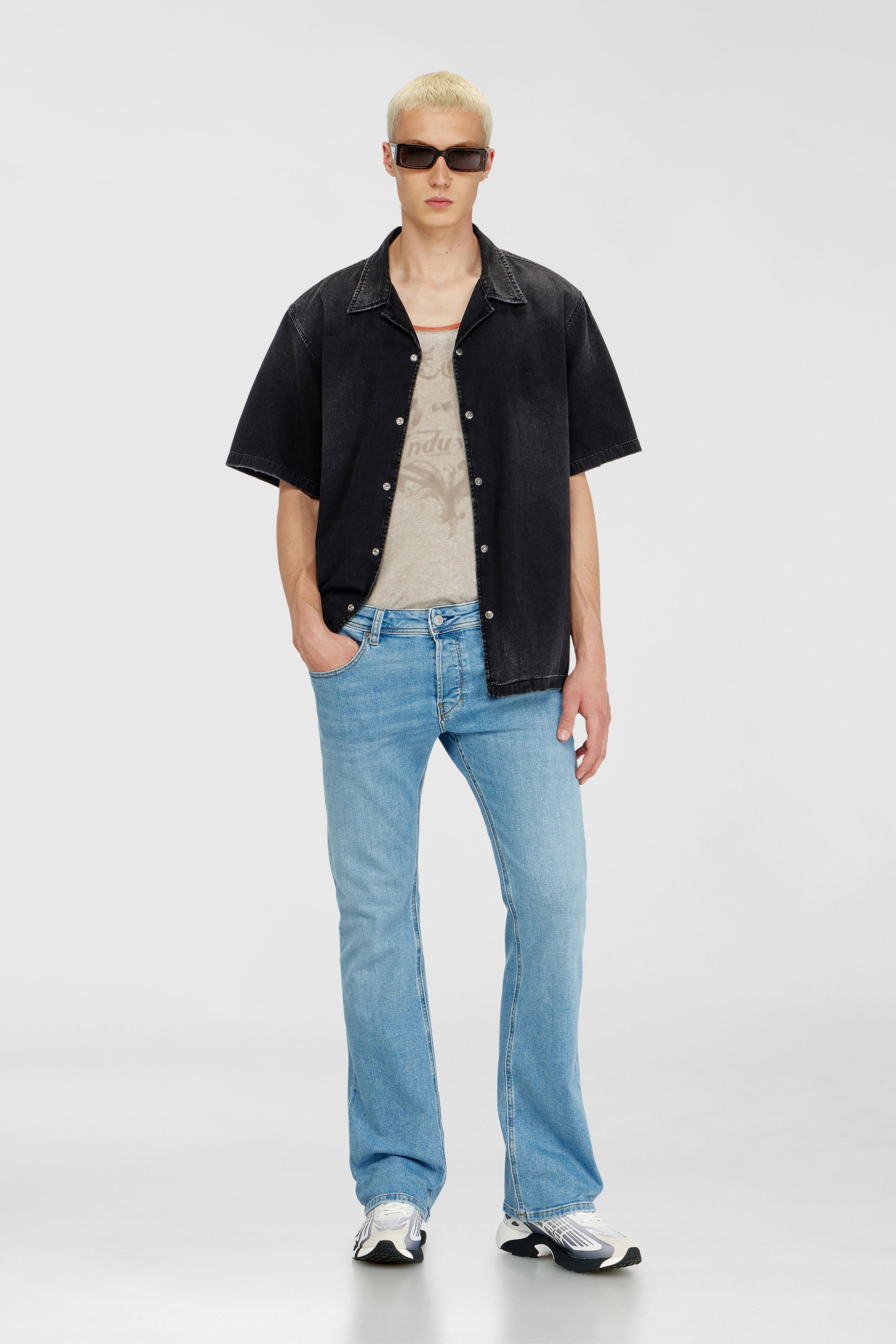 Diesel - Bootcut Jeans 2007 Zatiny 0HDBJ Hombre, Azul Claro - 1