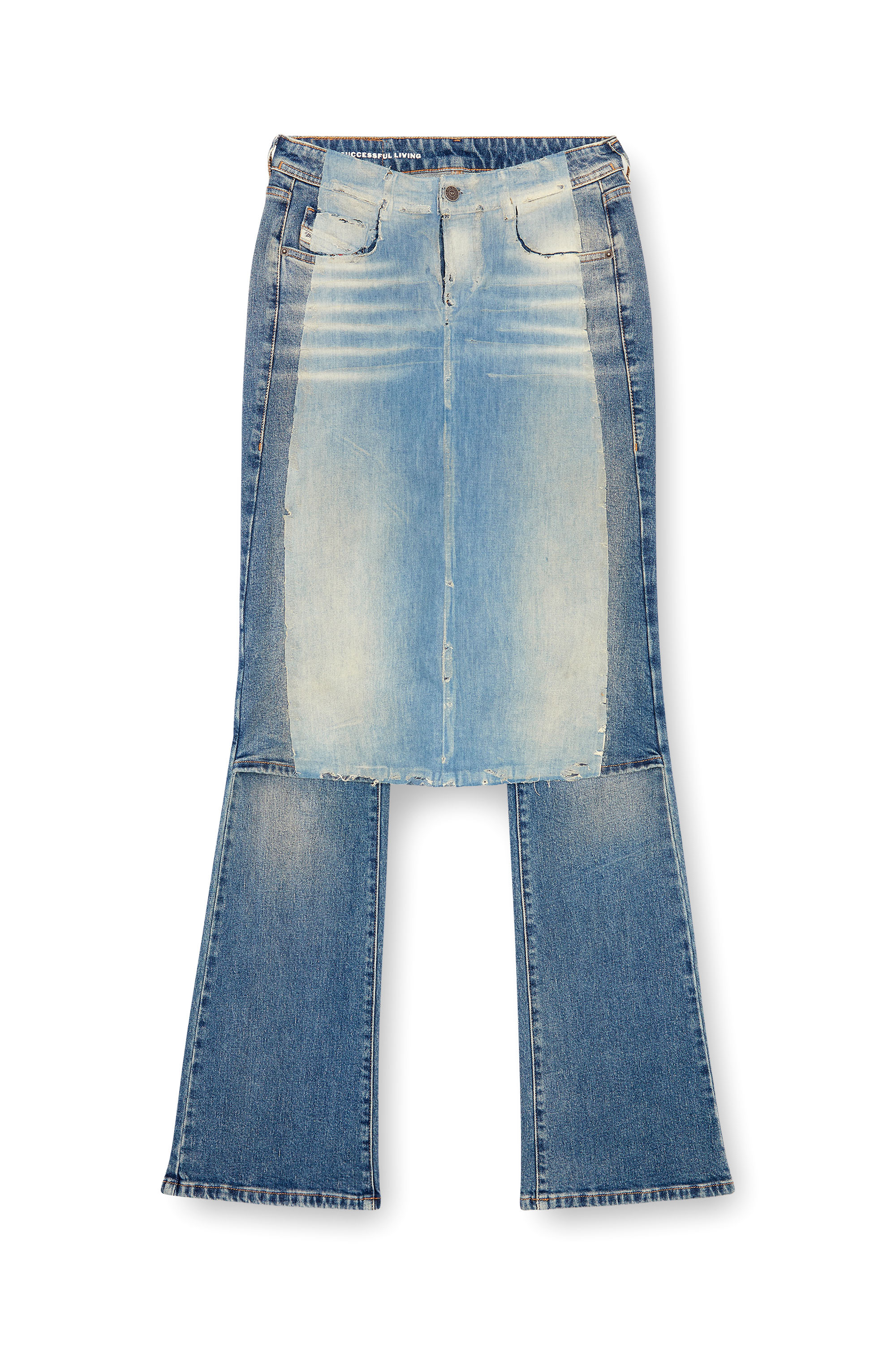 Diesel - Bootcut Jeans D-Sel 007X8 Femme, Bleu moyen - Image 3