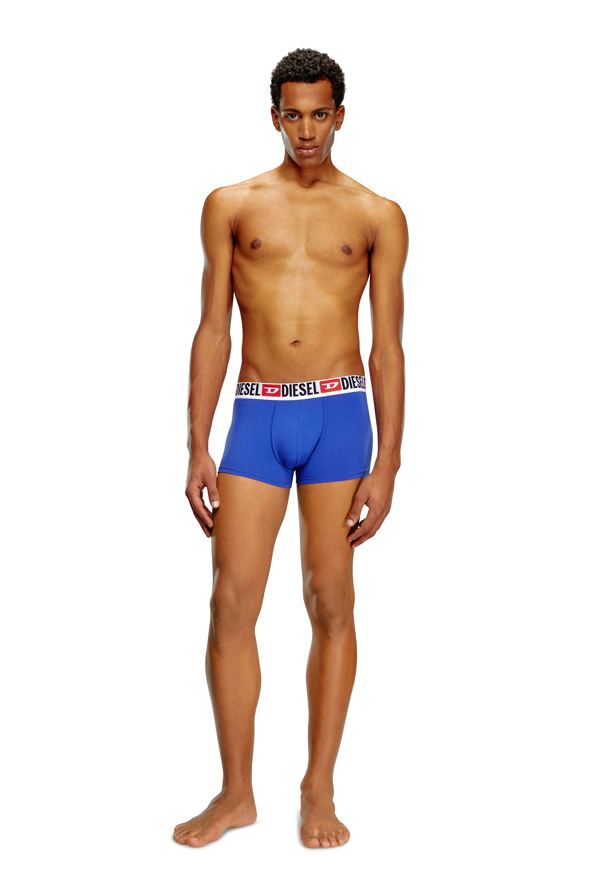Diesel - UMBX-DAMIENFIVEPACK, Man's Five-pack of mix-colour boxer briefs in Blue/Red - 2