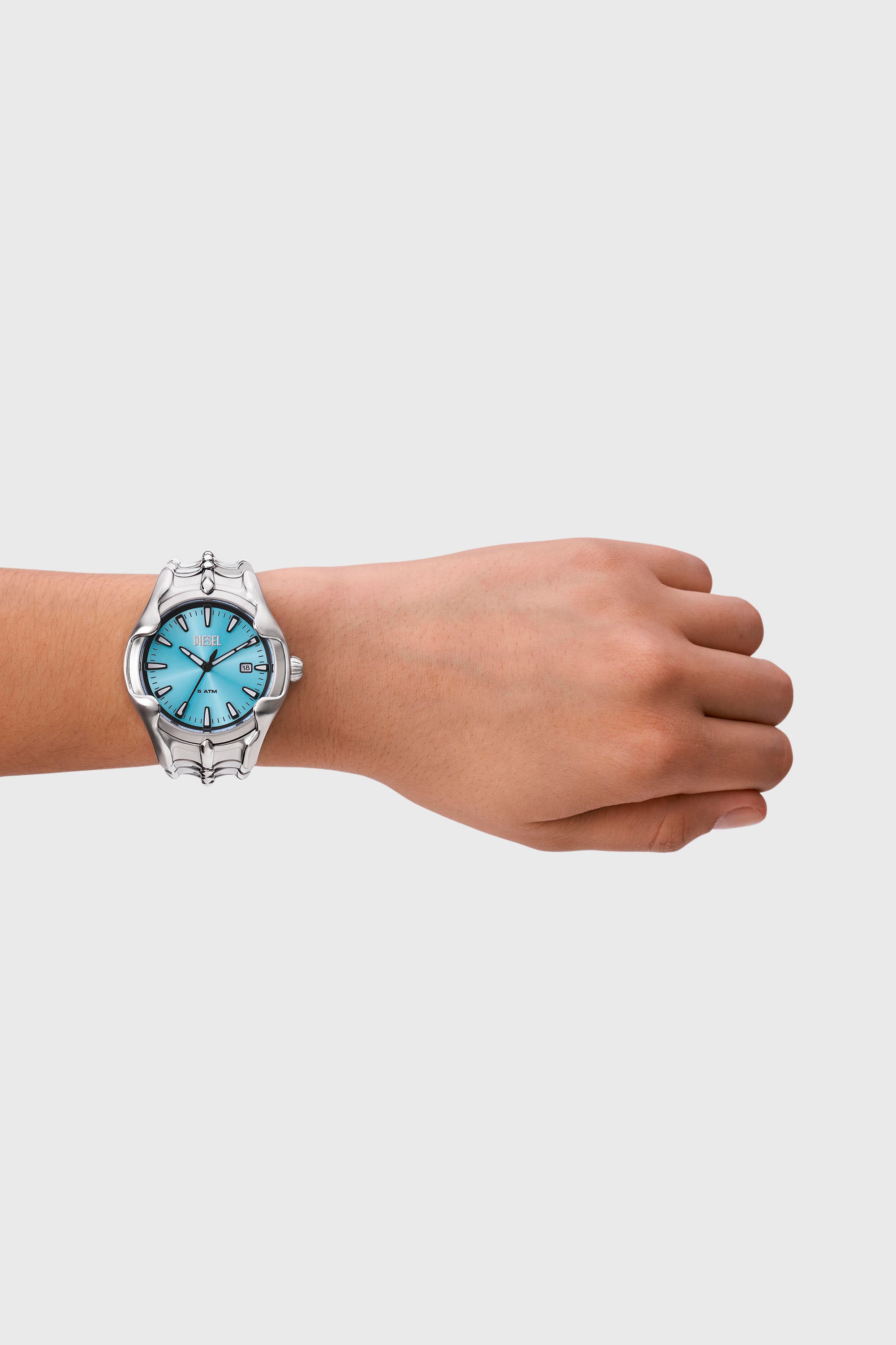 Diesel - DZ2200, Reloj Vert de acero inoxidable Hombre in Plateado - 4