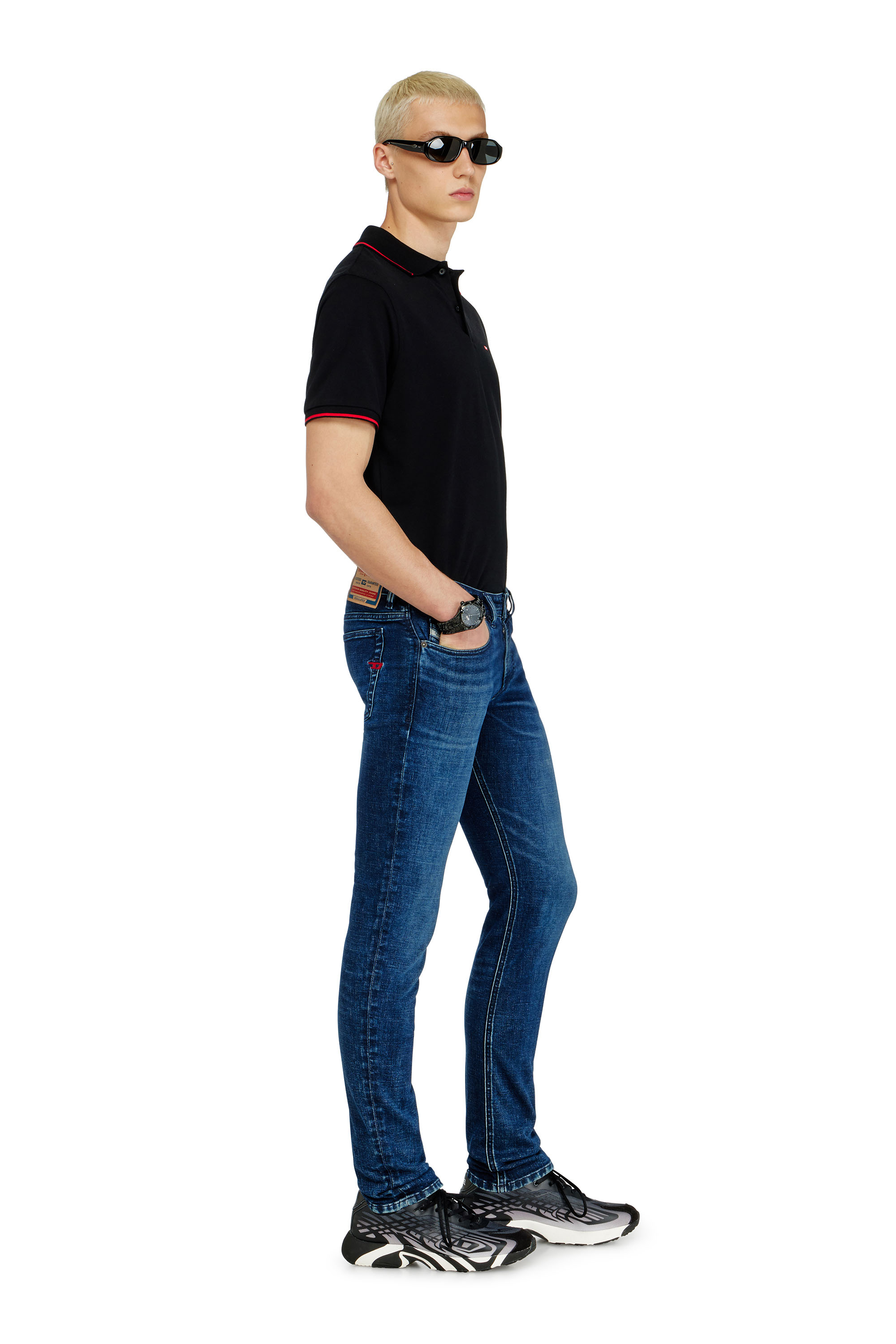 Diesel - Male's Skinny Jeans 1979 Sleenker 0KBBD, Dark Blue - 2