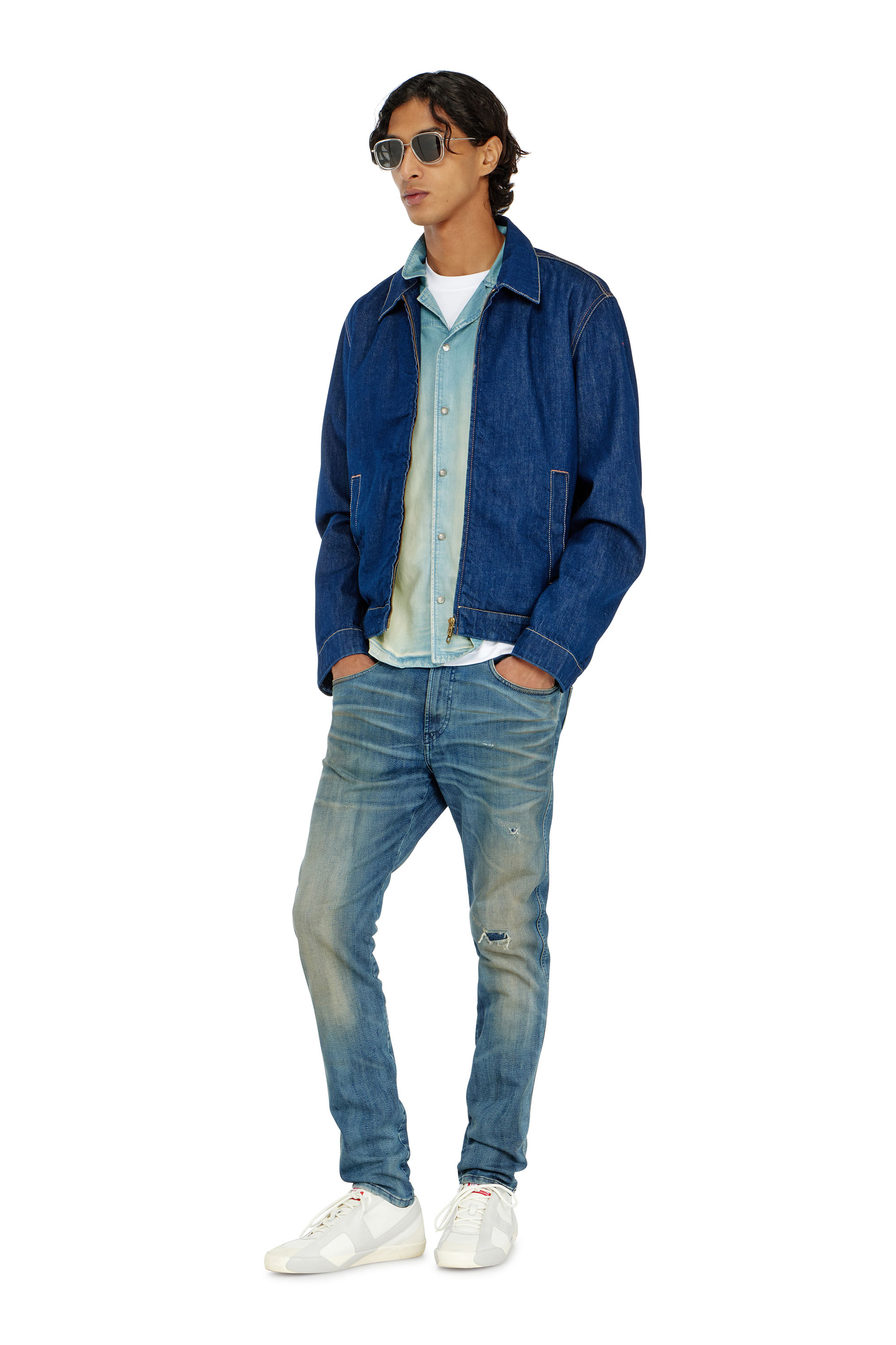 Diesel - Slim 2062 D-Strukt Joggjeans&reg; 09P98 Hombre, Azul medio - 1