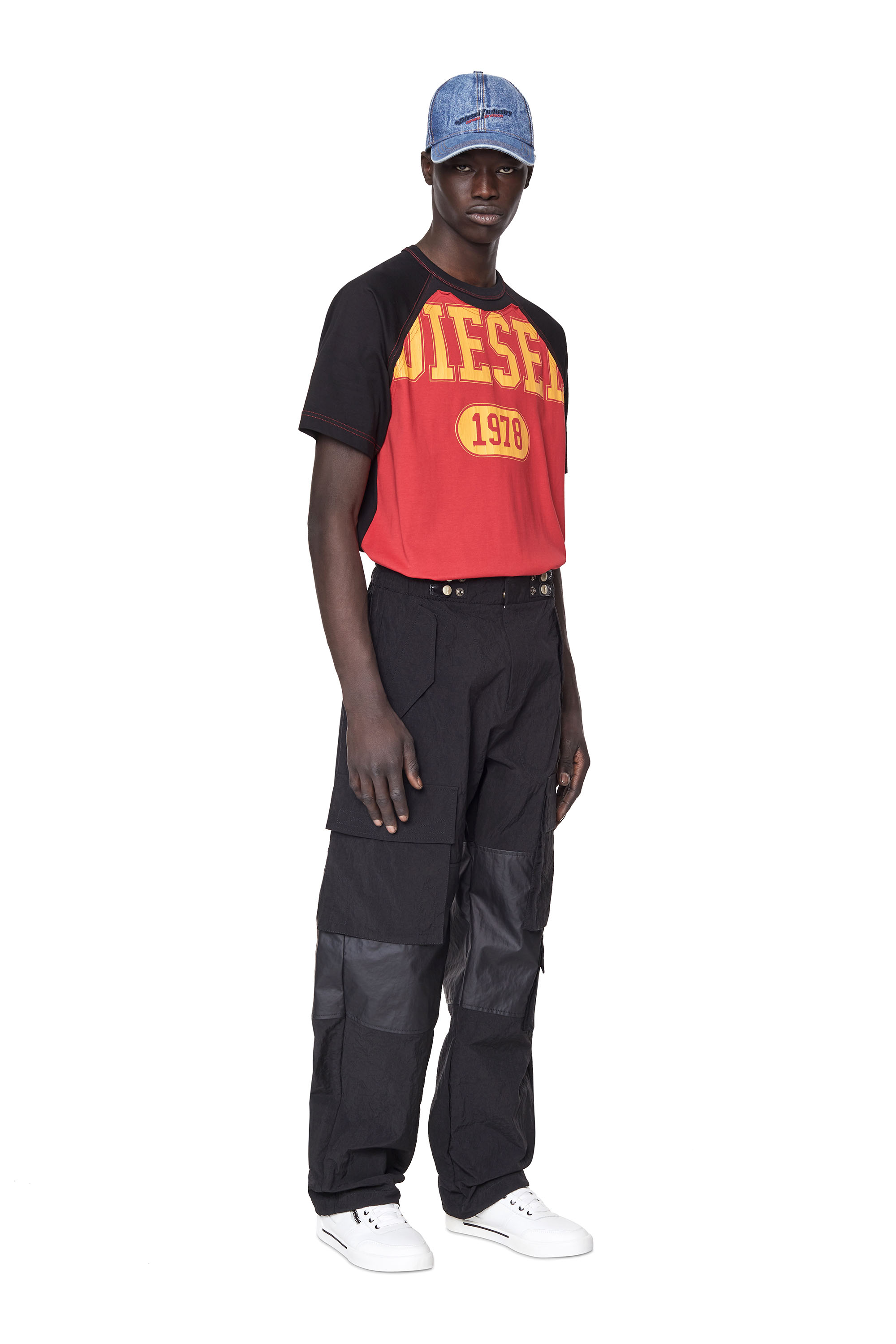 S-DVELOWS Man: High-top sneakers in panelled suede | Diesel