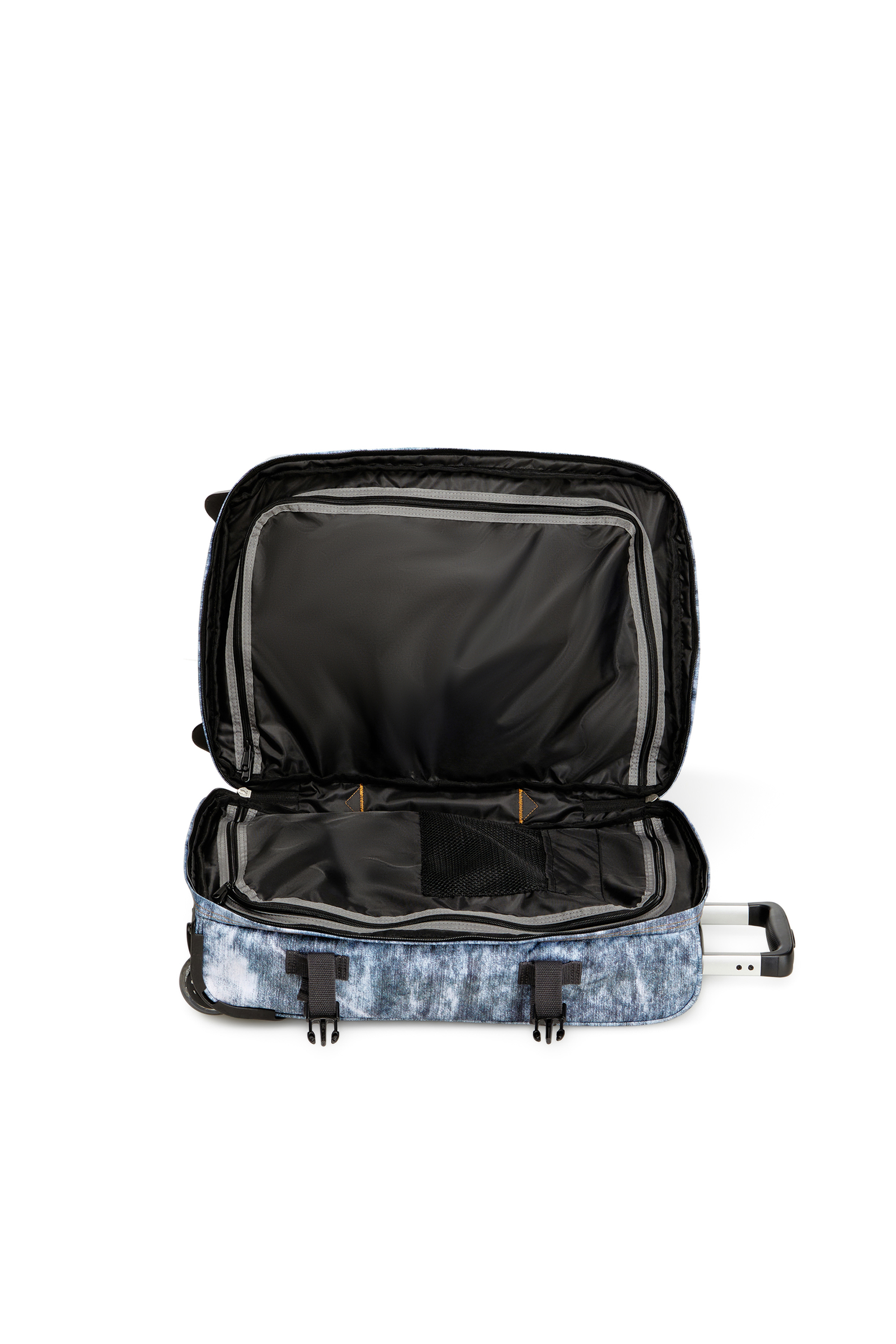 Diesel - DIESEL TRANSIT'R S, Unisex's Cabin bag in trompe l'oeil denim in Blue - 6