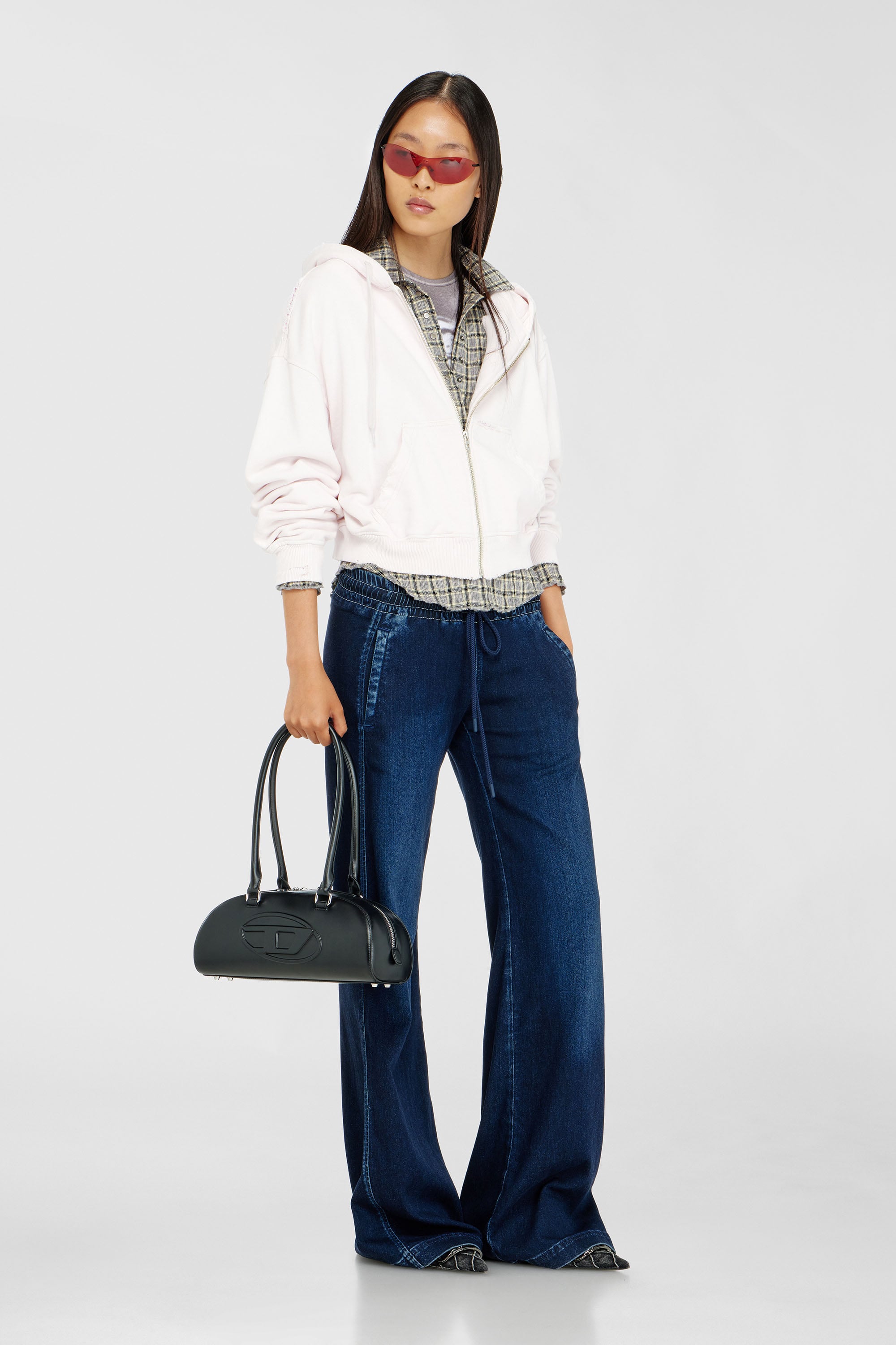 Diesel - Woman's Relaxed 2078 D-Ainty Joggjeans&reg; 09P96, Dark Blue - 2