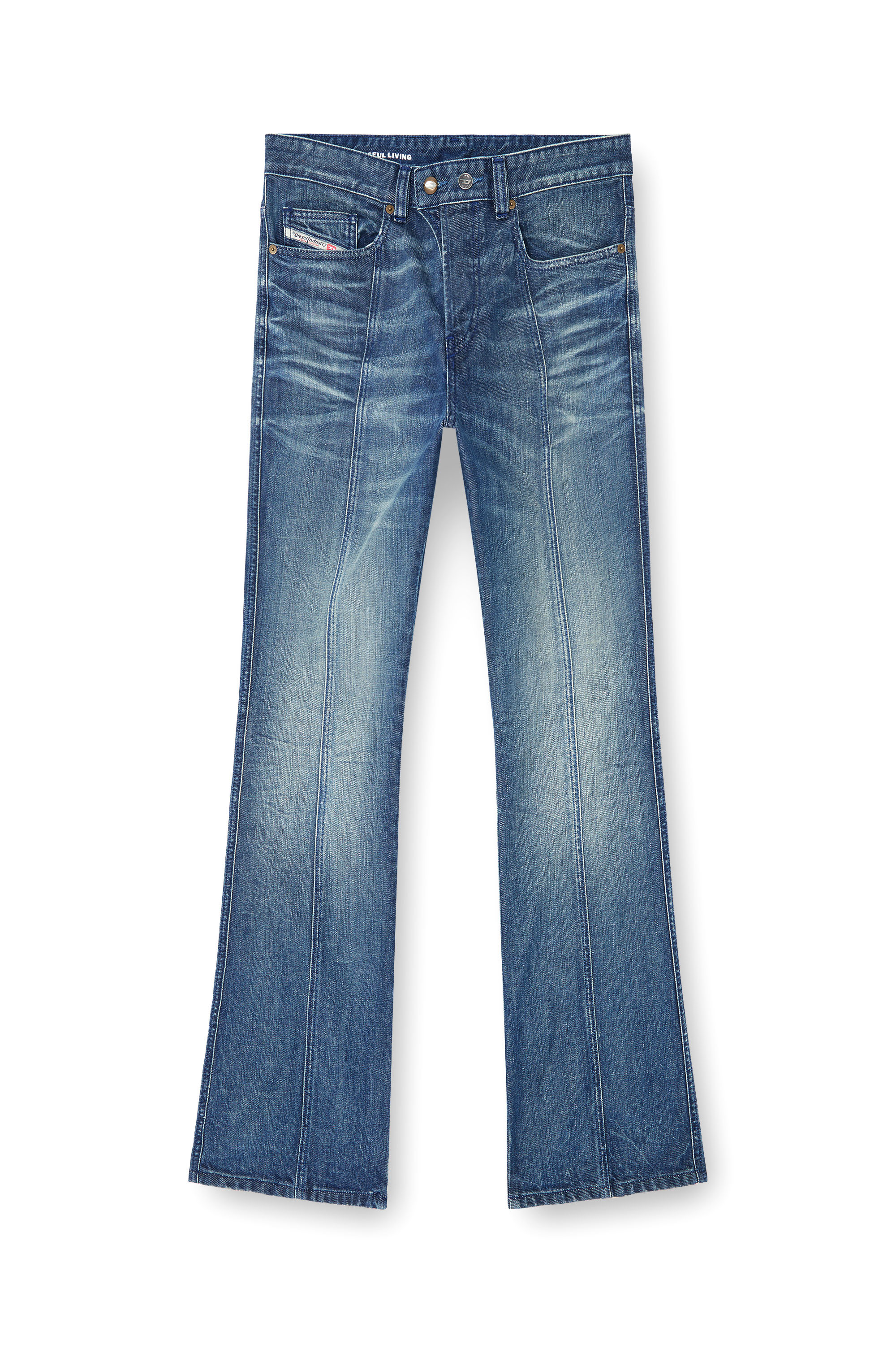 Diesel - Male's Bootcut Jeans 1998 D-Buck 09Q29, Medium Blue - 3