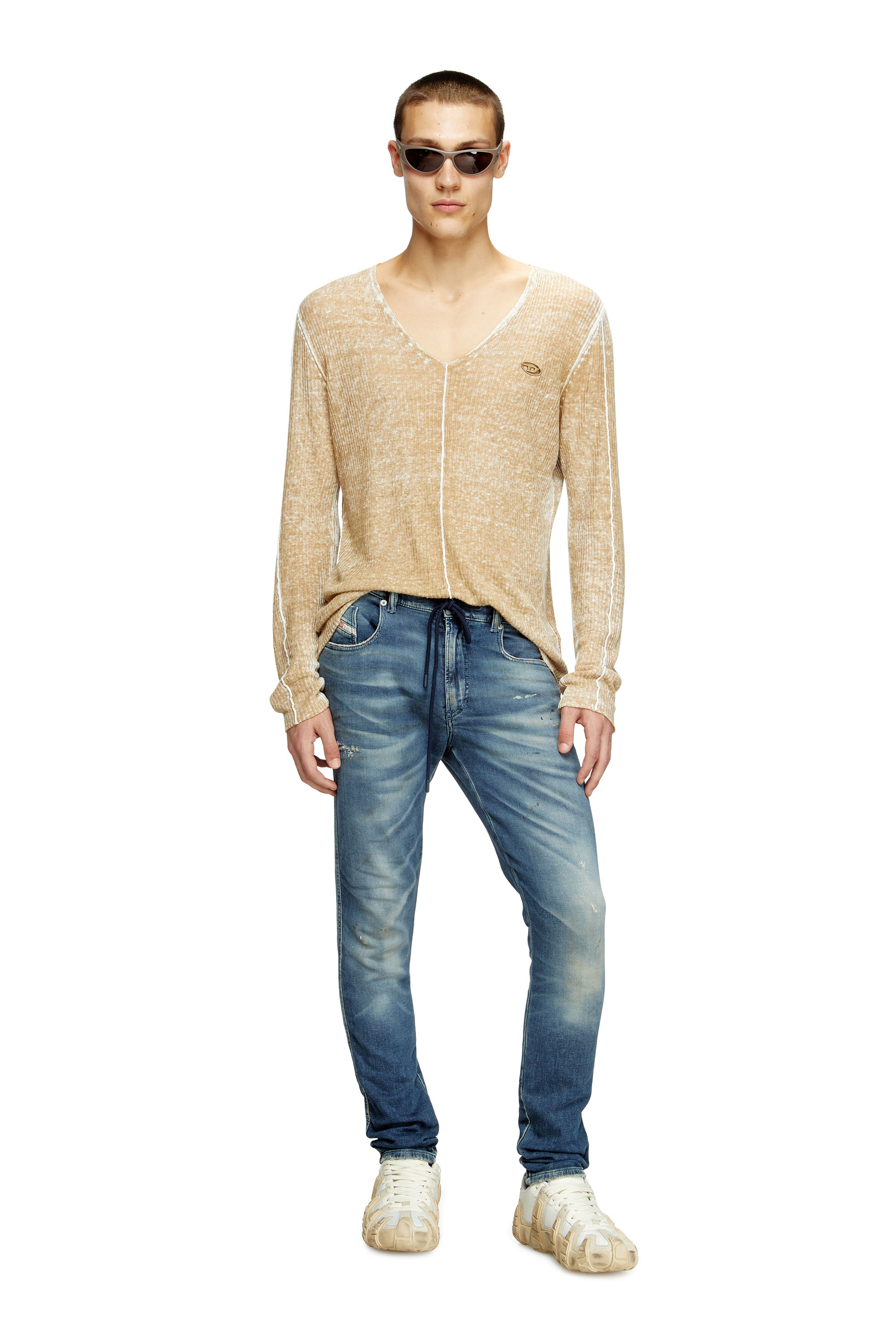 Diesel - Male's Slim 2062 D-Strukt Joggjeans® 068RY, Dark Blue - 1