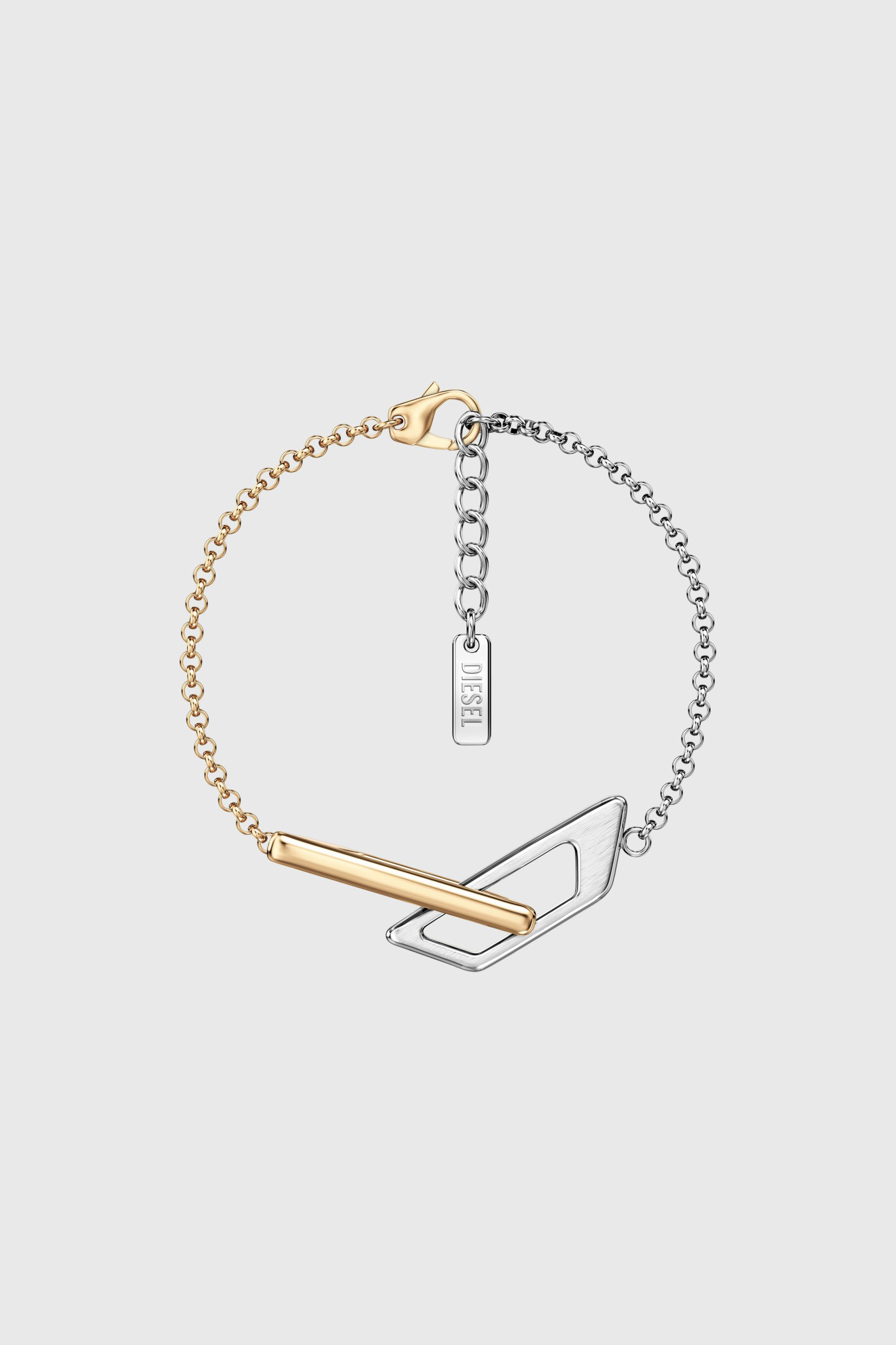 Diesel - DX1686931  JEWELLERY, Pulsera de cadena de acero inoxidable Unisex in Plateado - 1