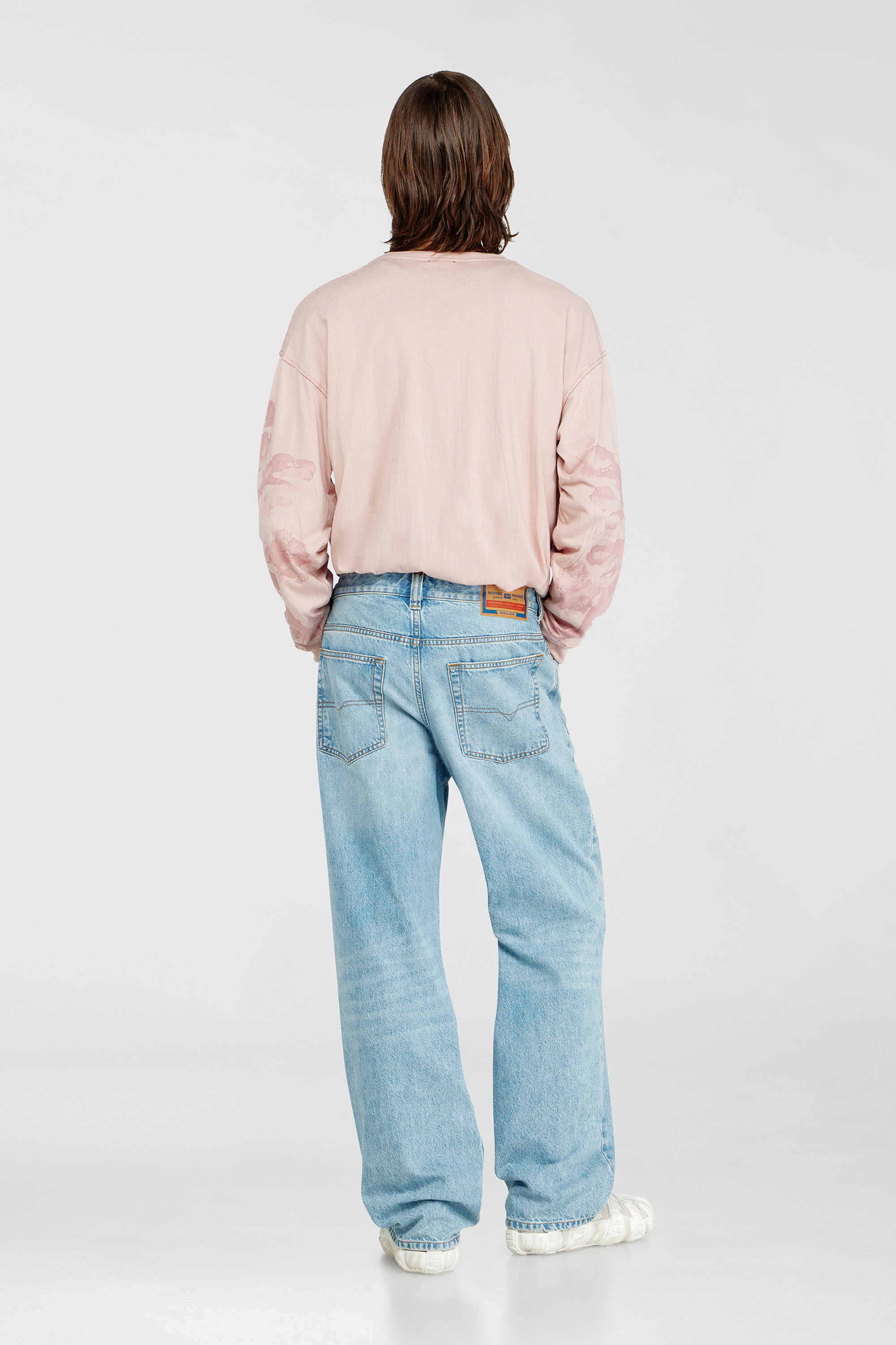 Light Wash Baggy Jeans for Men | Diesel® US