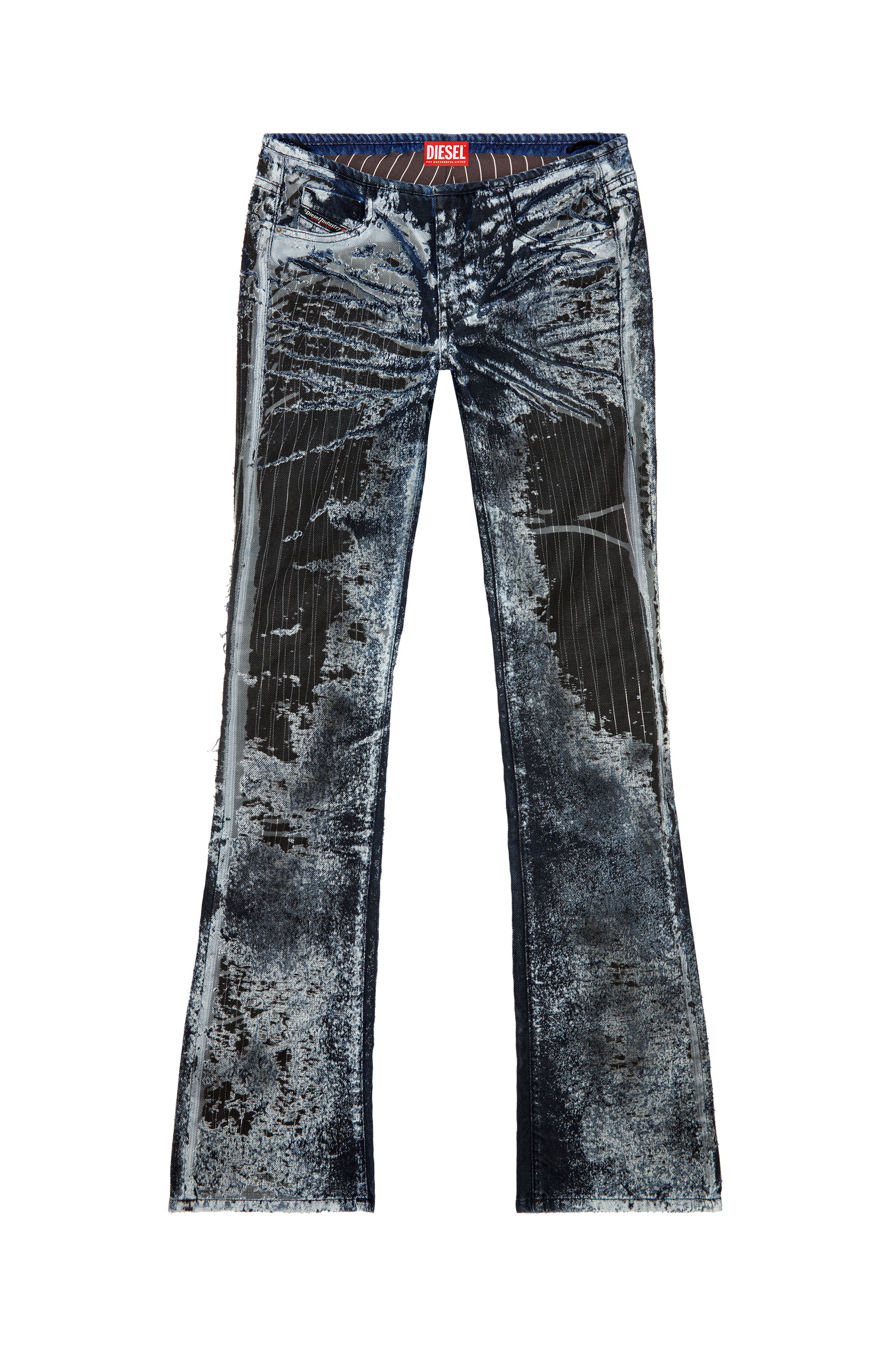 パンツ DIESEL Flare Jeans D-Shark D-Shark: Women's Bootcut Jeans | Blue/Black | Diesel Denim Set