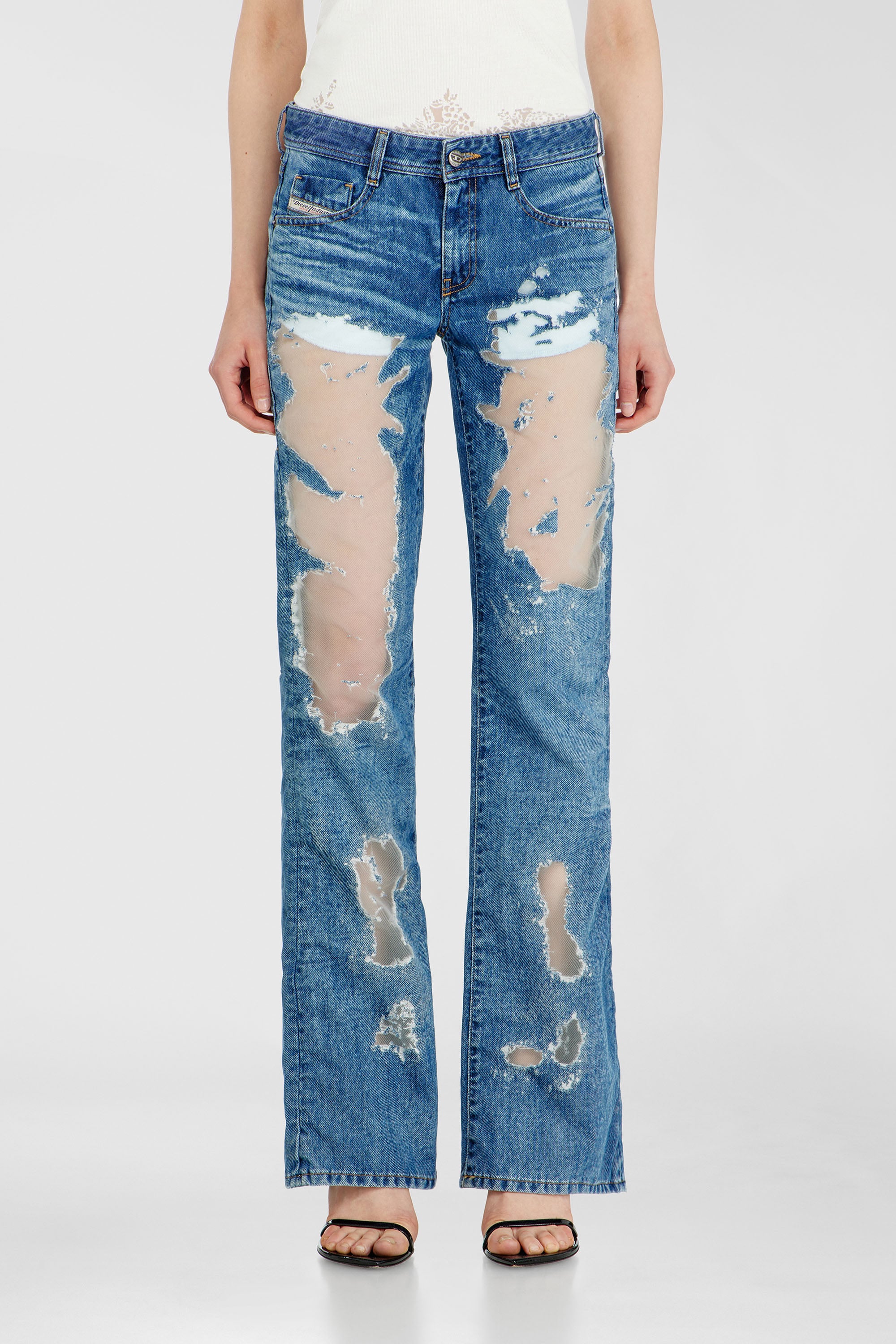 Diesel - Woman's Bootcut Jeans 1969 D-Ebbey 068ZH, Medium blue - 3