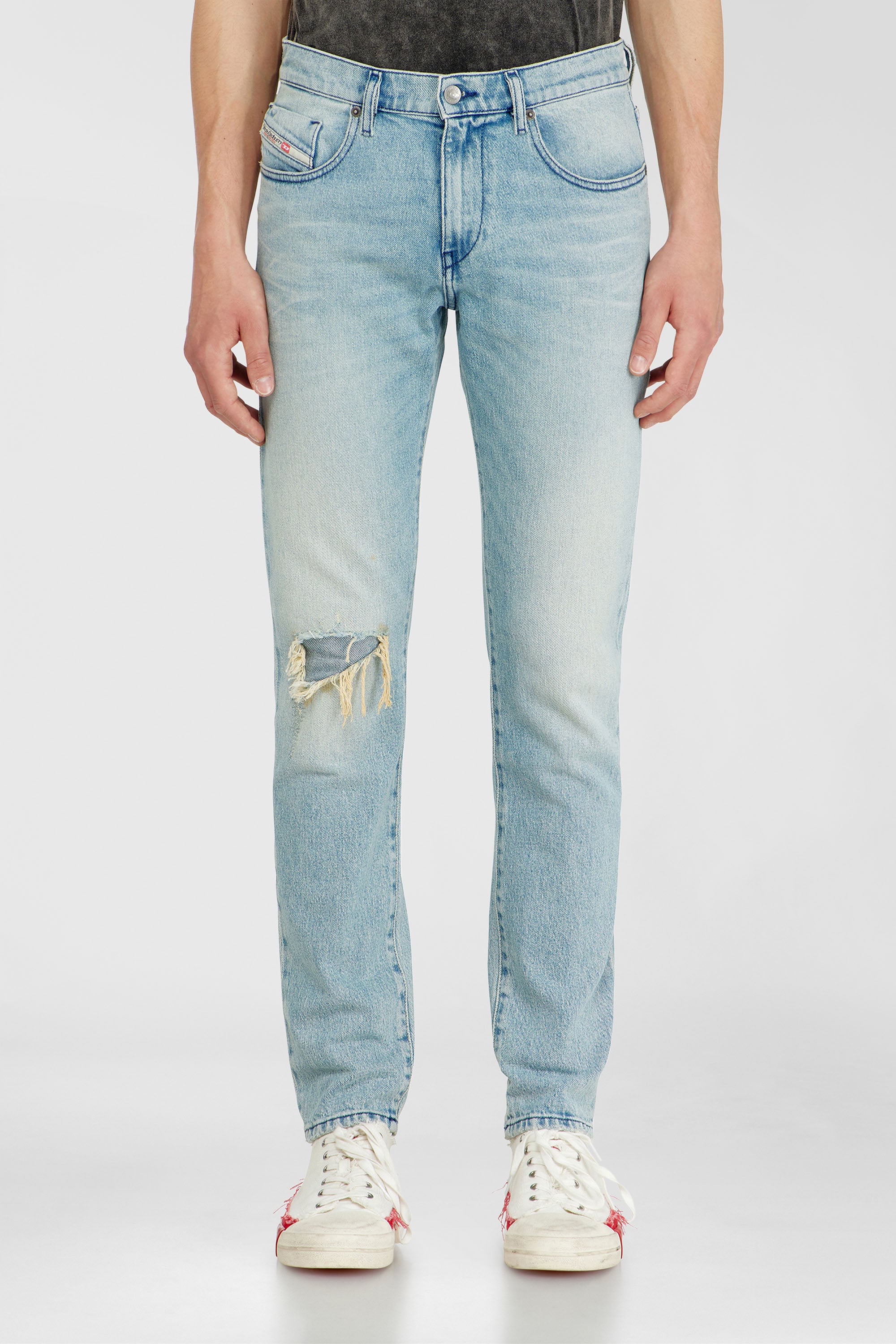 Diesel - Male's Slim Jeans 2019 D-Strukt 09Q10, Light Blue - 1