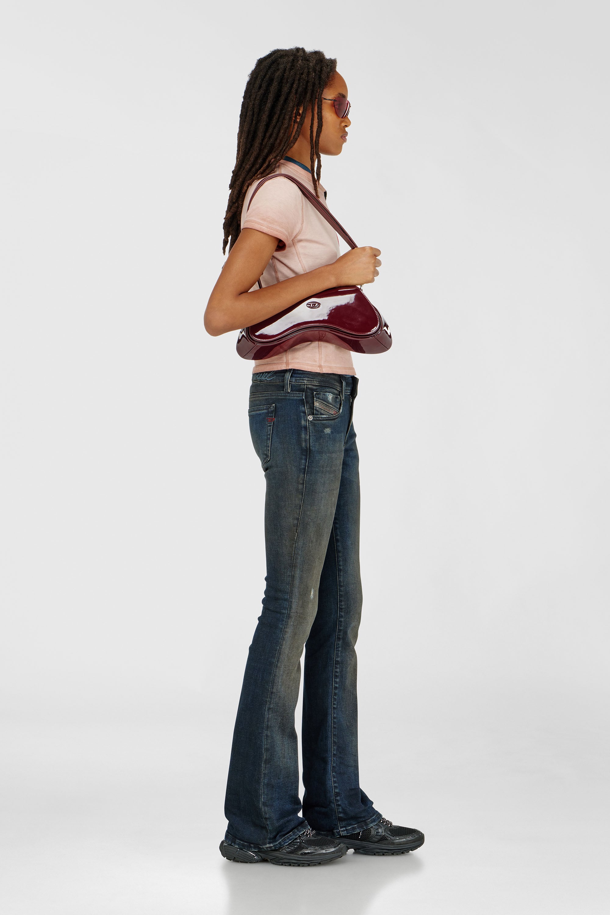 Diesel - Female's Bootcut Jeans 1969 D-Ebbey 09P69, Dark Blue - 2