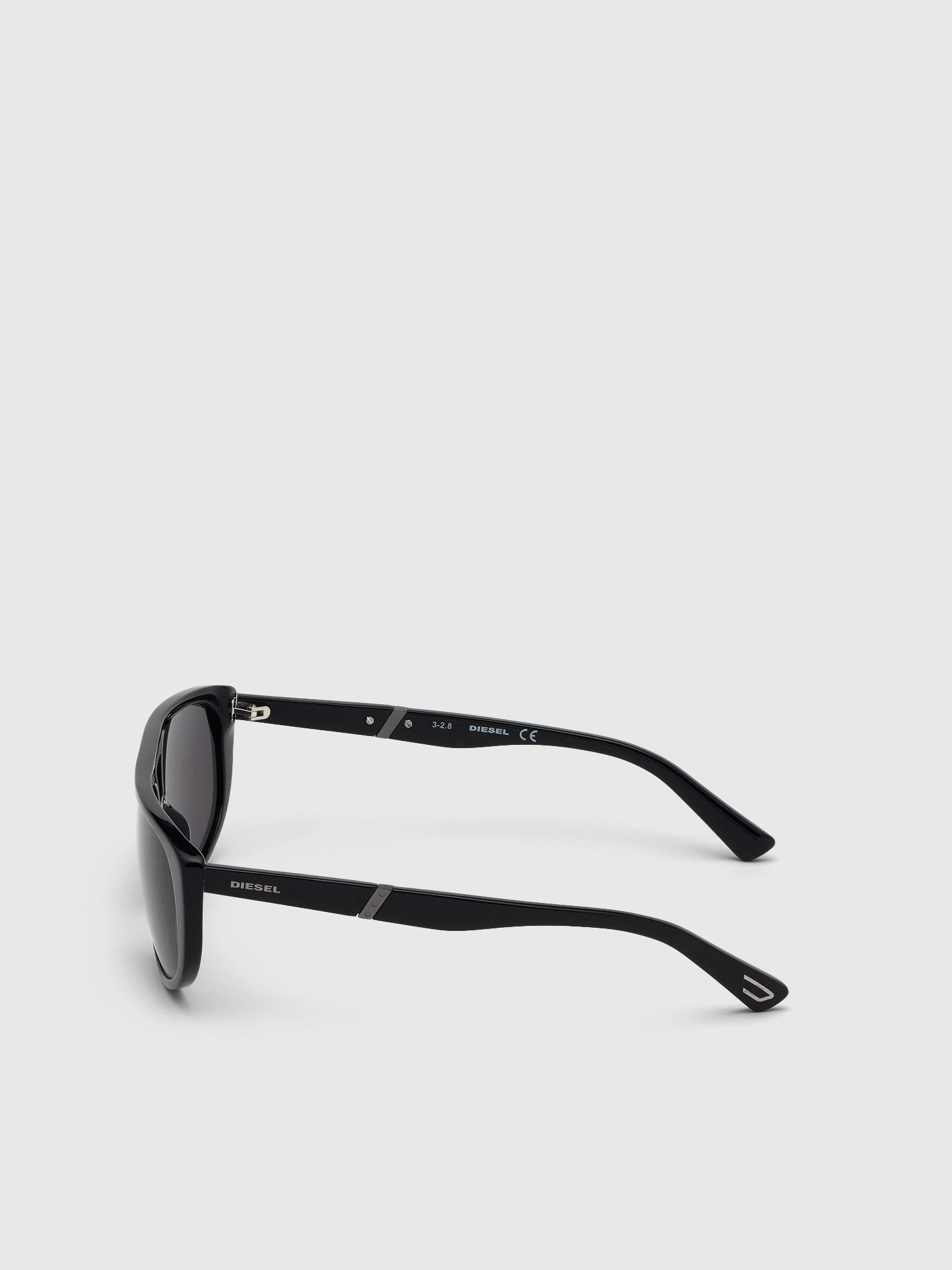 Diesel - DL0300, Man's Navigator sunglasses in acetate in Black - 3