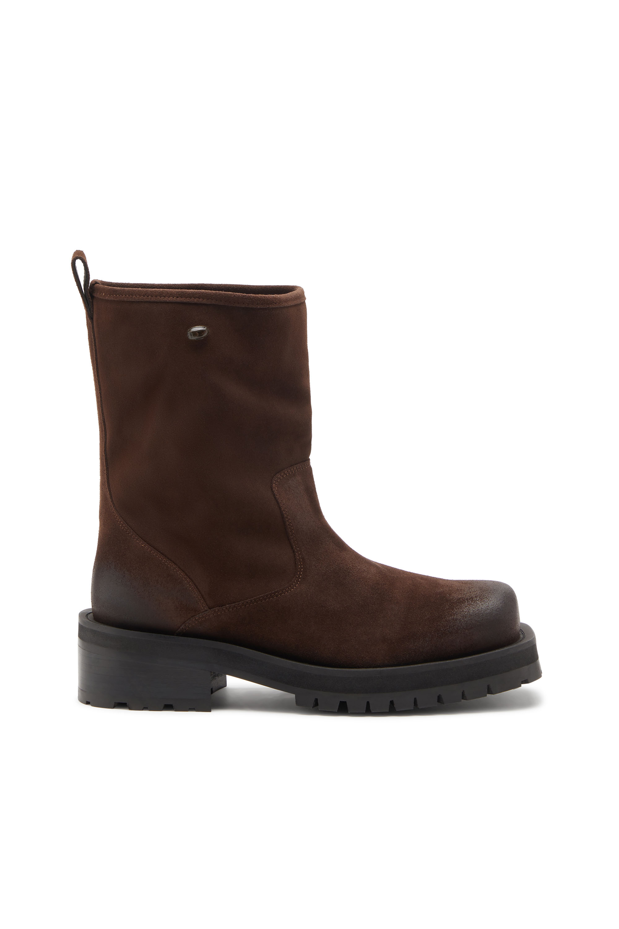 Diesel - D-TEXAN BK, Male's D-Texan - Leather boots in Brown - 1