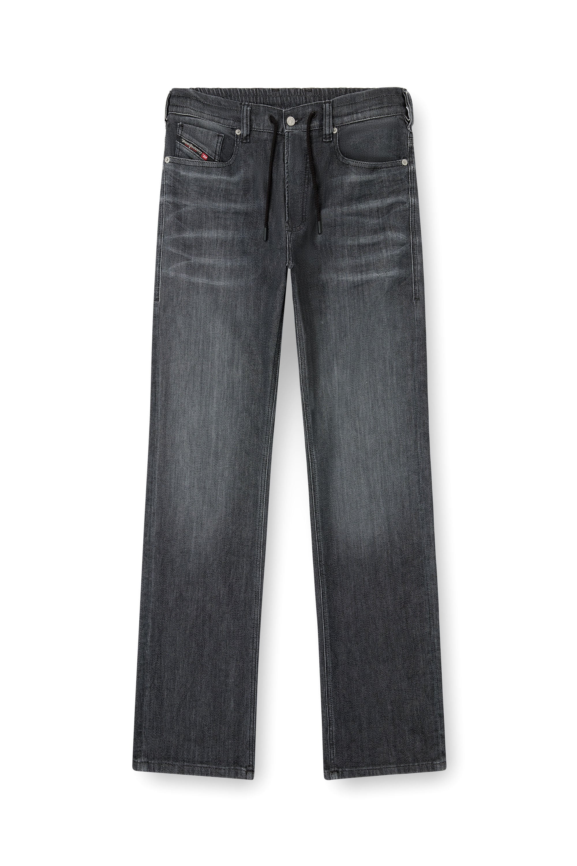 Diesel - Man's Relaxed 2080 D-Reel Joggjeans&reg; 09M66, Black/Dark grey - 4
