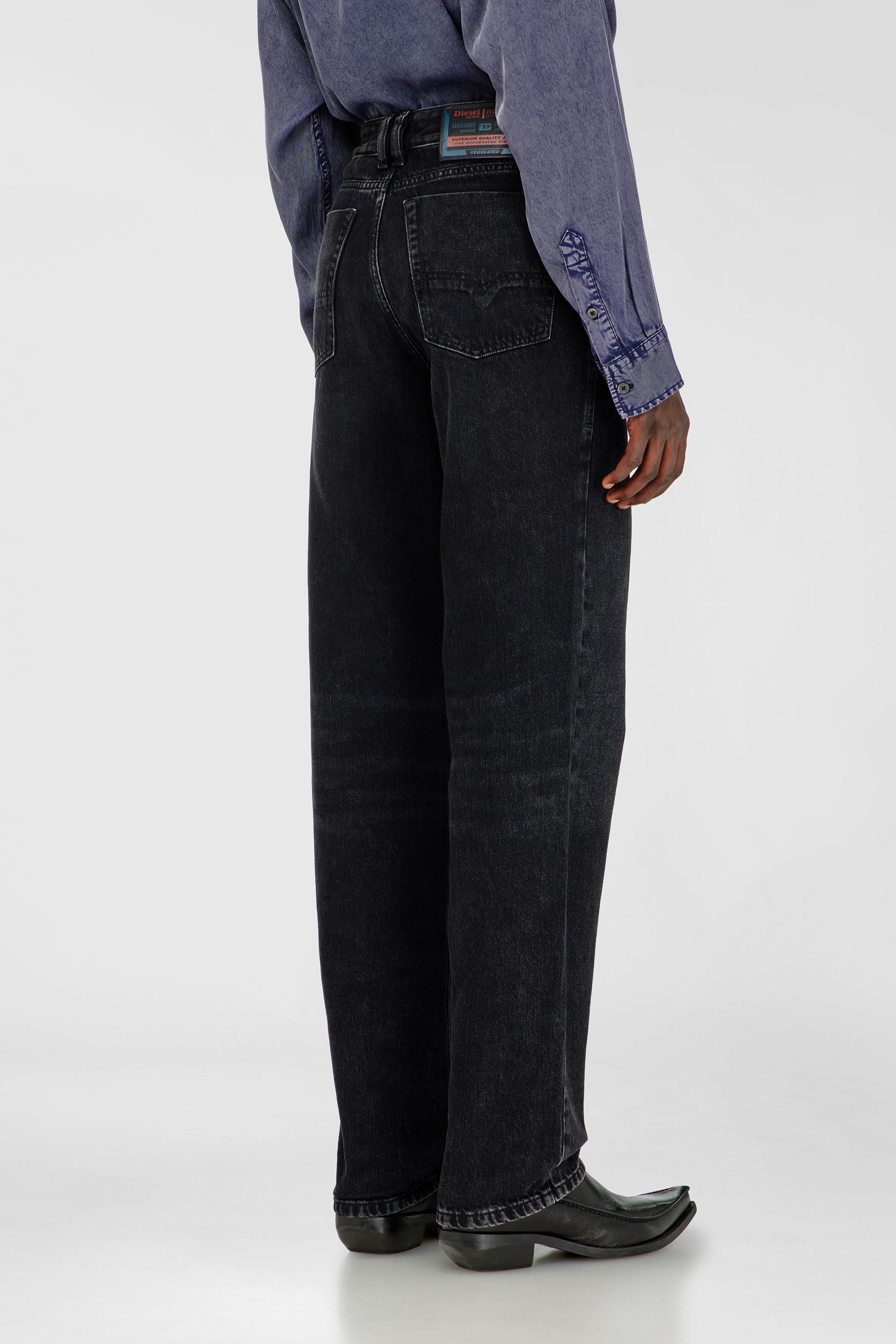 Diesel - Man's Regular Jeans 1991 D-Voeed 09P09, Black/Dark grey - 5