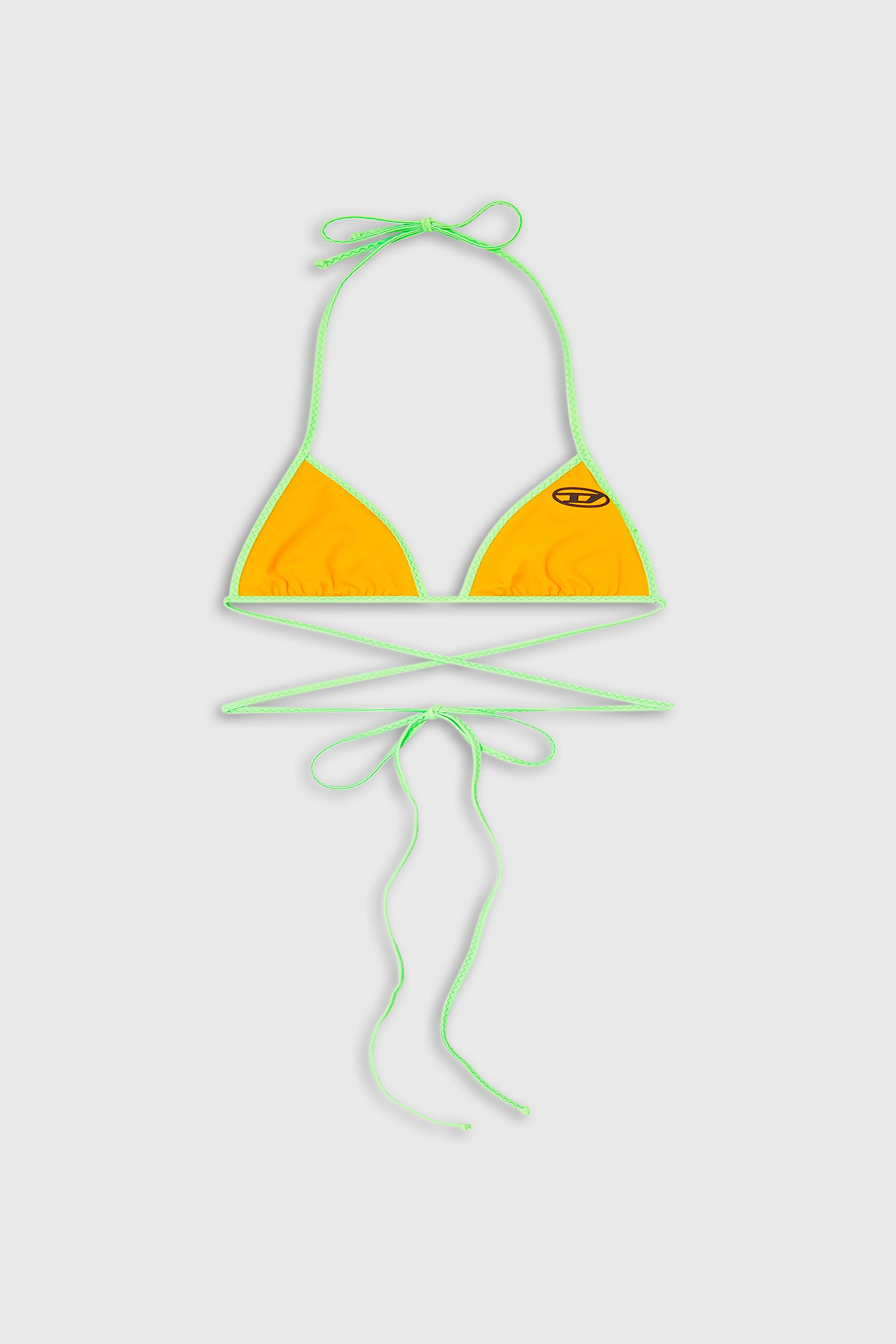 Diesel - TRISHA-D-POP, Haut de bikini avec liens &agrave; nouer autour de la taille Femme in Jaune - 2