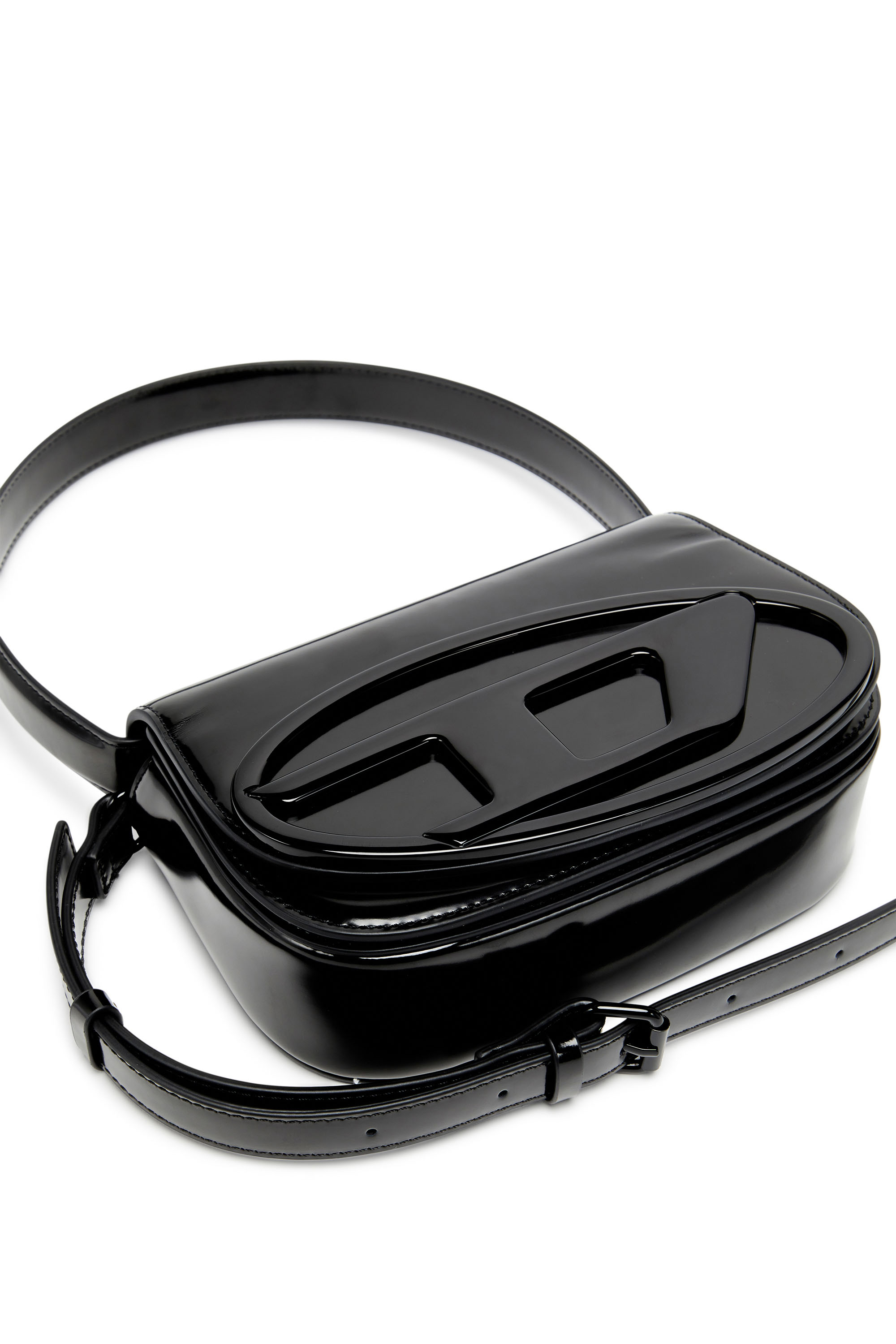 ショルダーバッグ・ポシェット DIESEL X08396 P5126 T8013 Shoulder Bags 1dr bag in shiny Women's 1DR-Iconic 1DR bag in glitter-camo Lurex | Black