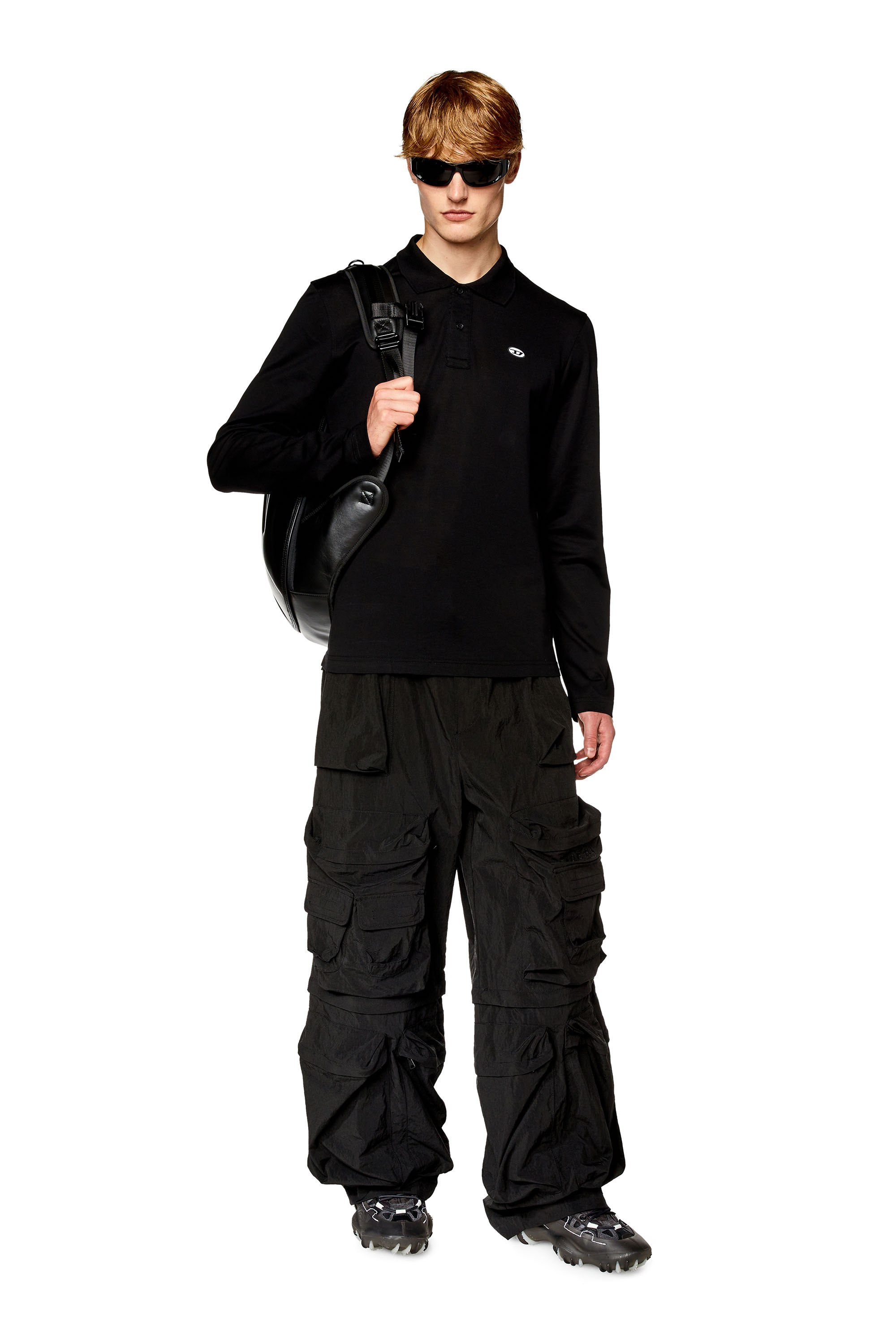 T-SMITH-LS-DOVAL-PJ Man: Long-sleeve polo shirt | Diesel