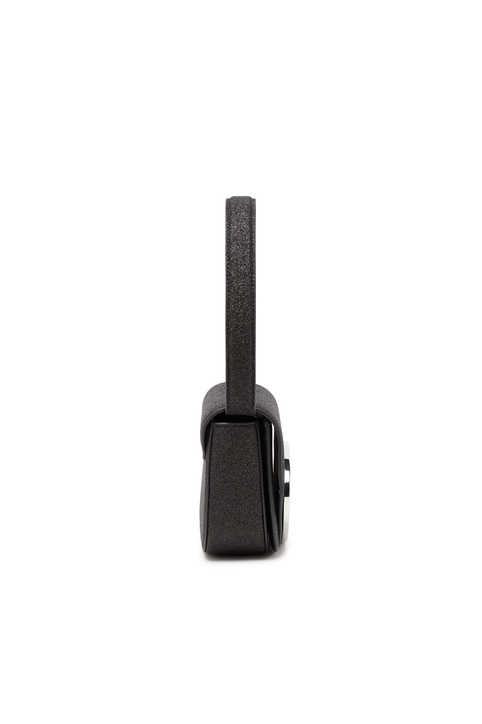 【関税&送料込】Diesel 1Dr Glitter Fabric Shoulder Bag Women's 1DR-Iconic shoulder bag in glitter fabric | Black