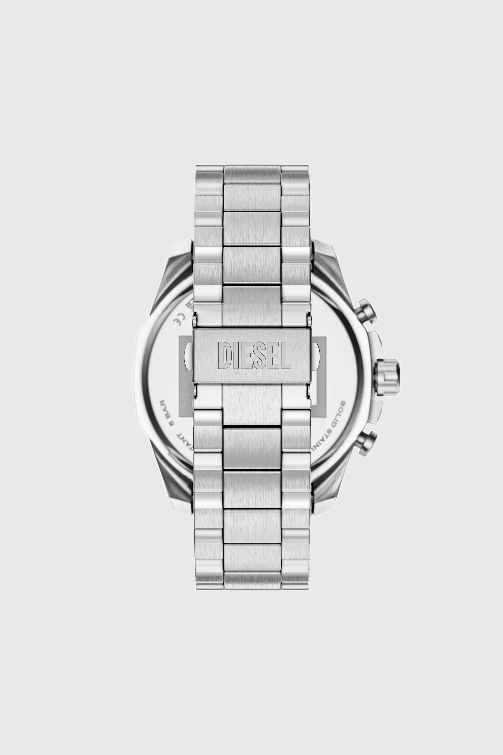 Diesel - DZ4702 WATCH, Mega Chief Slim Reloj de Acero Inoxidable Hombre in Plateado - 2