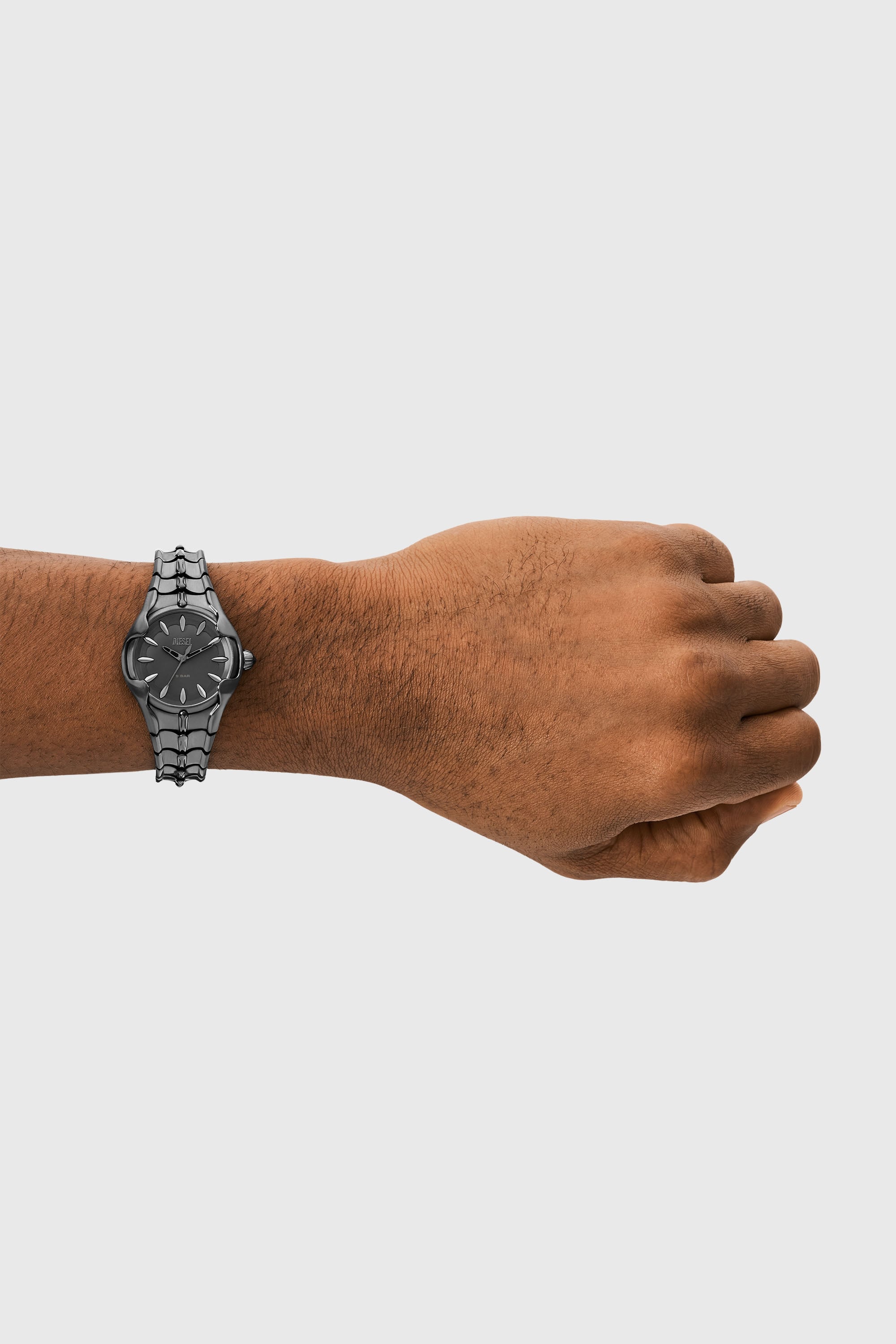 Women's Vert three-hand gunmetal stainless steel watch | Grey