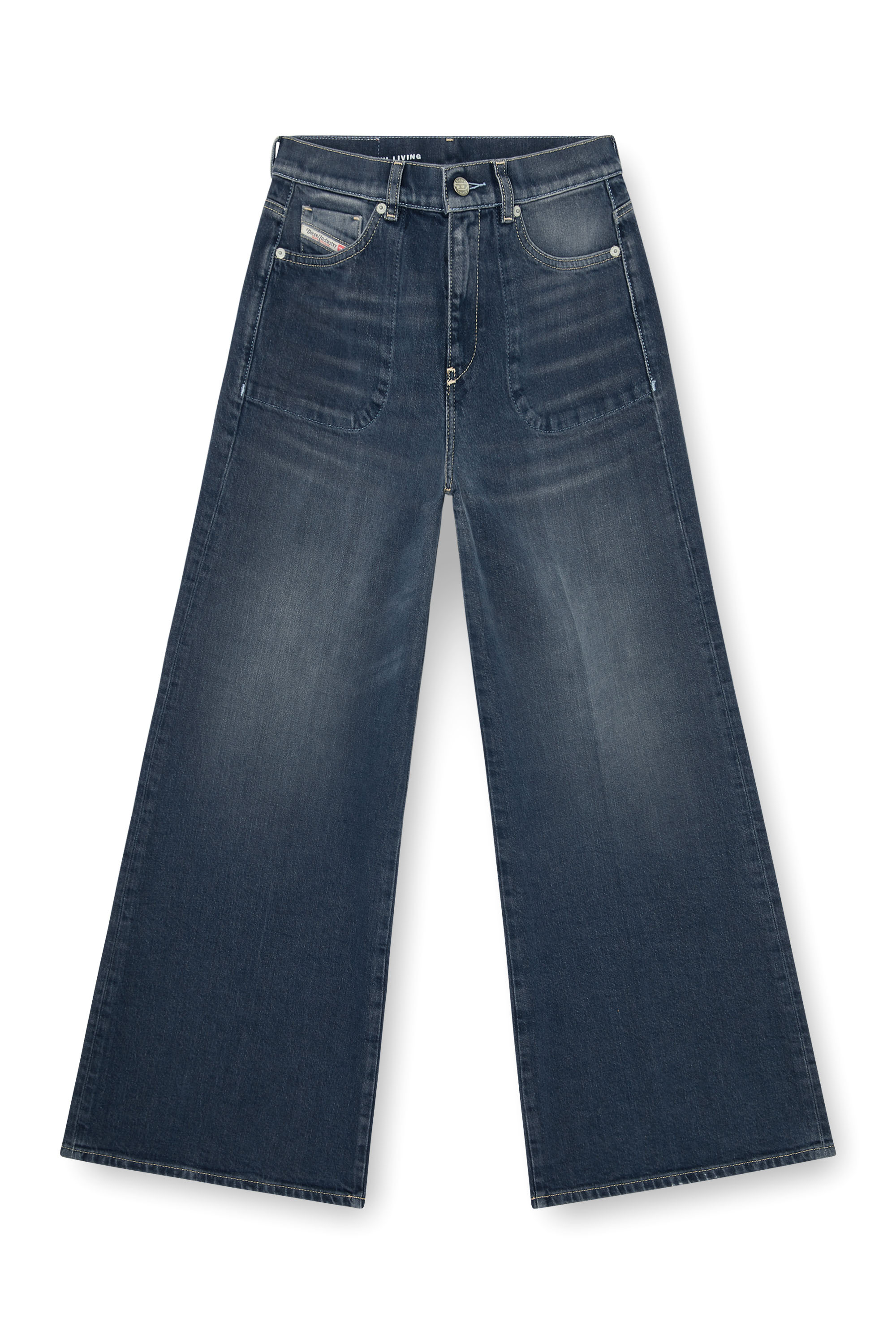 Diesel - Flare Jeans 1978 D-Akemi 007EI Femme, Bleu Fonc&eacute; - Image 1