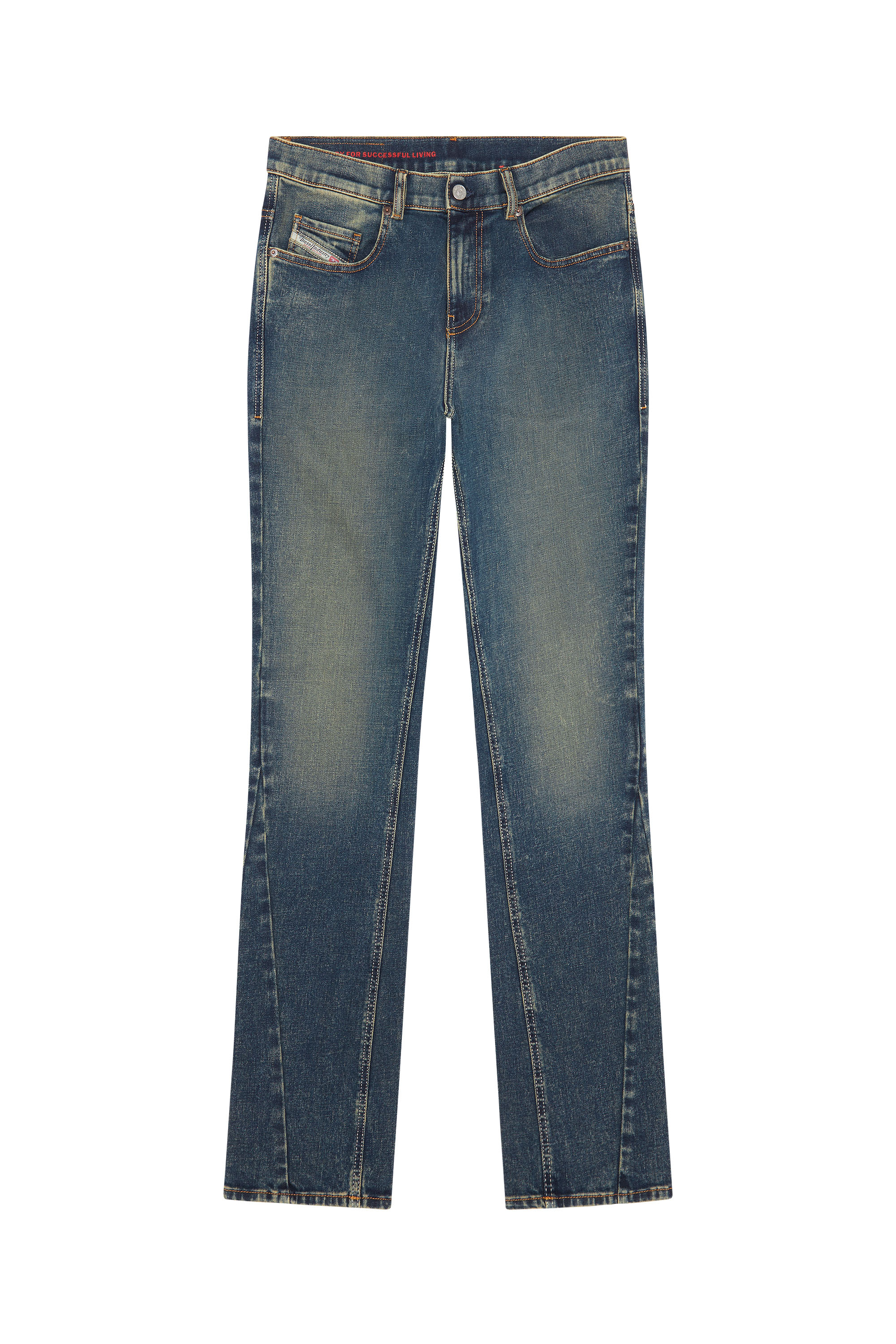 Diesel - Bootcut Jeans 2021 D-Vocs 09B91, Bootcut Jeans - 2021 D-Vocs Homme in Bleu - 3