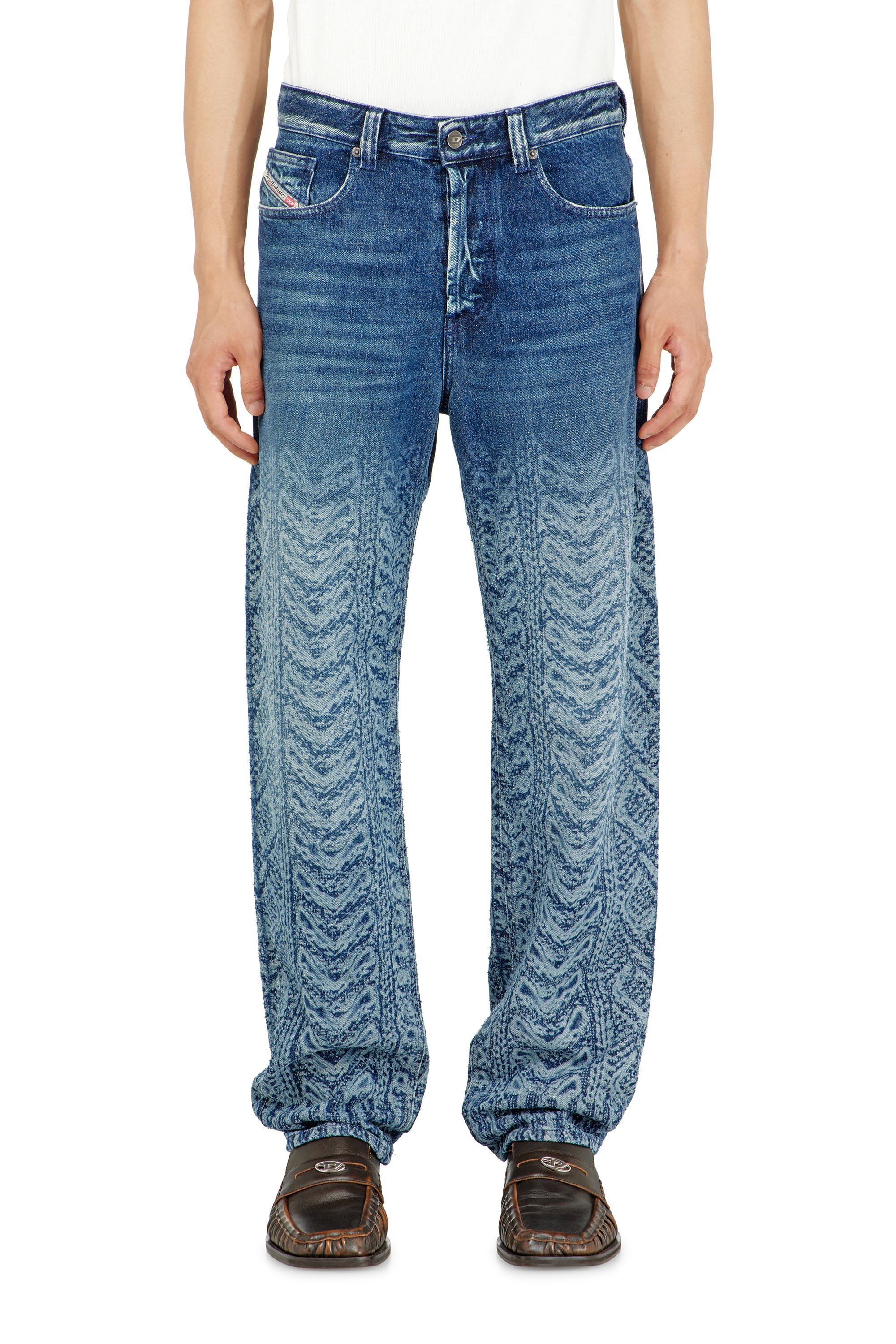 Diesel - Regular Jeans 2024 D-Macs 007EV Homme, Bleu Fonc&eacute; - Image 4