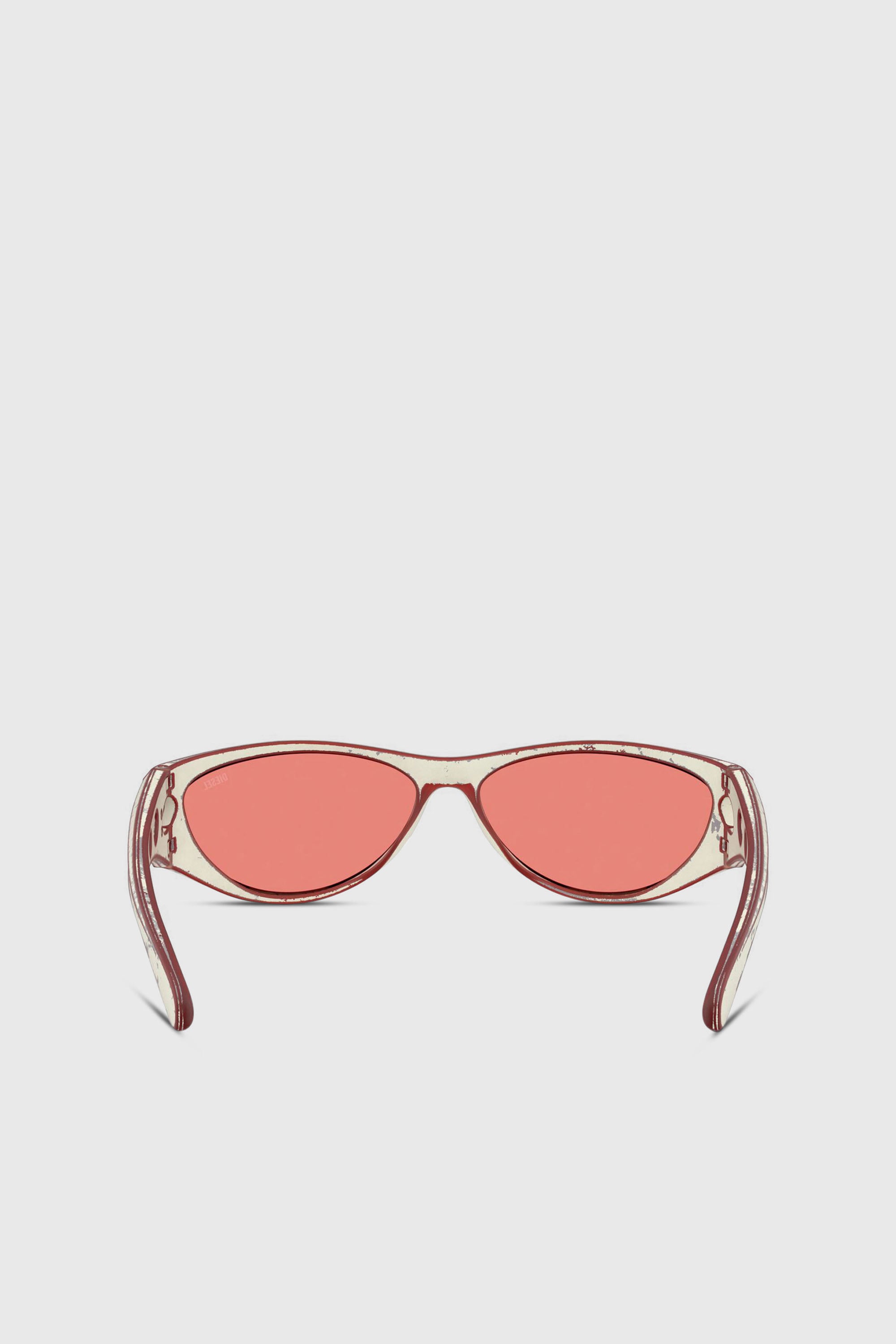 Diesel - 0DL3004U, Gafas de sol estilo cat-eye Unisex in Rojo - 3
