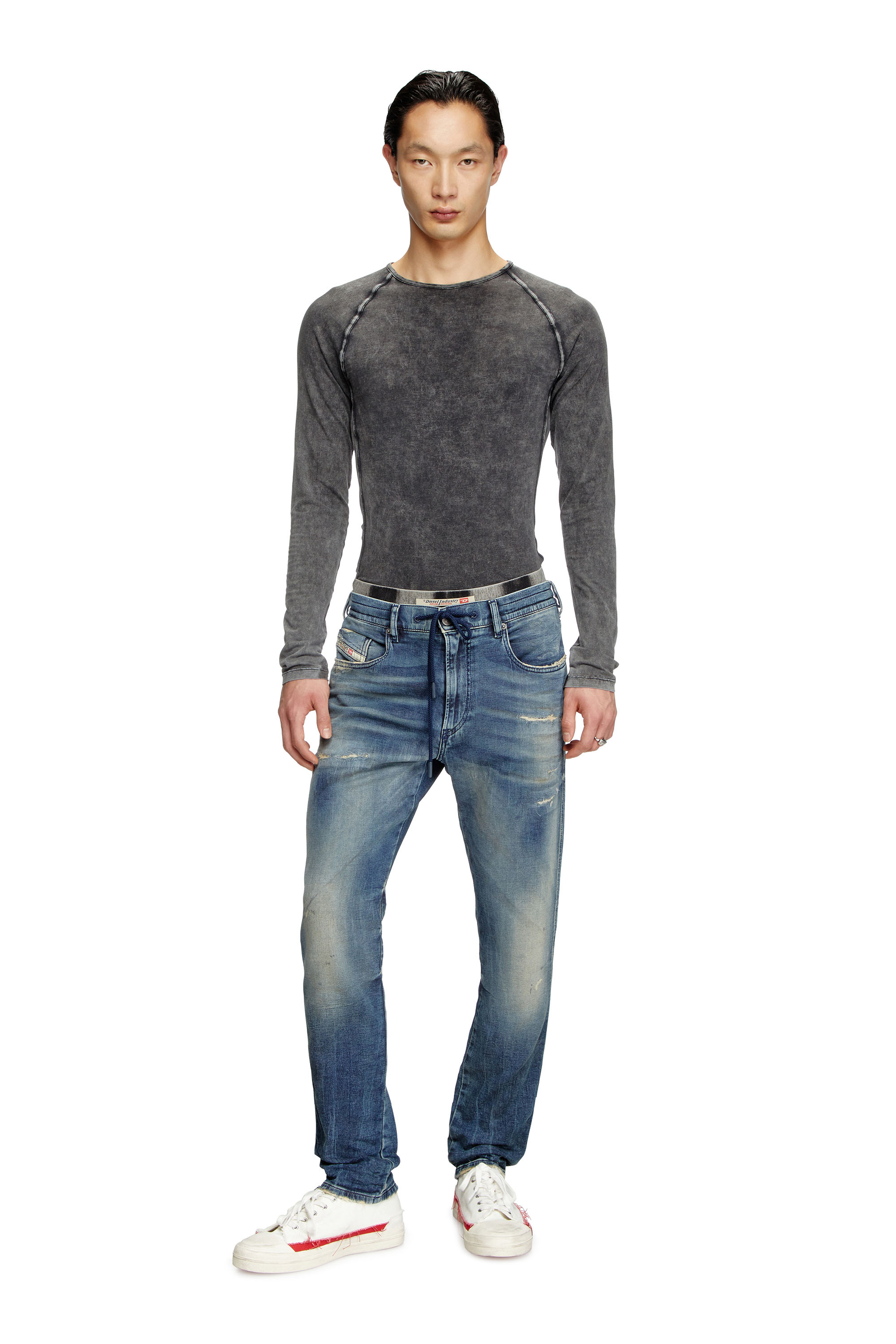 Slim 2062 D-Strukt Joggjeans® 068PN, Azul medio Diesel - Slim 2062 D-Strukt Joggjeans® 068PN Hombre, Azul medio - 1